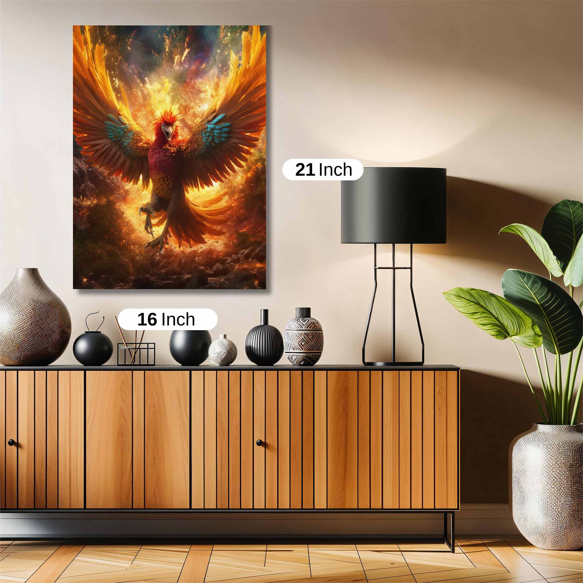 Phoenix Blaze Safe Wall Magnetic / M