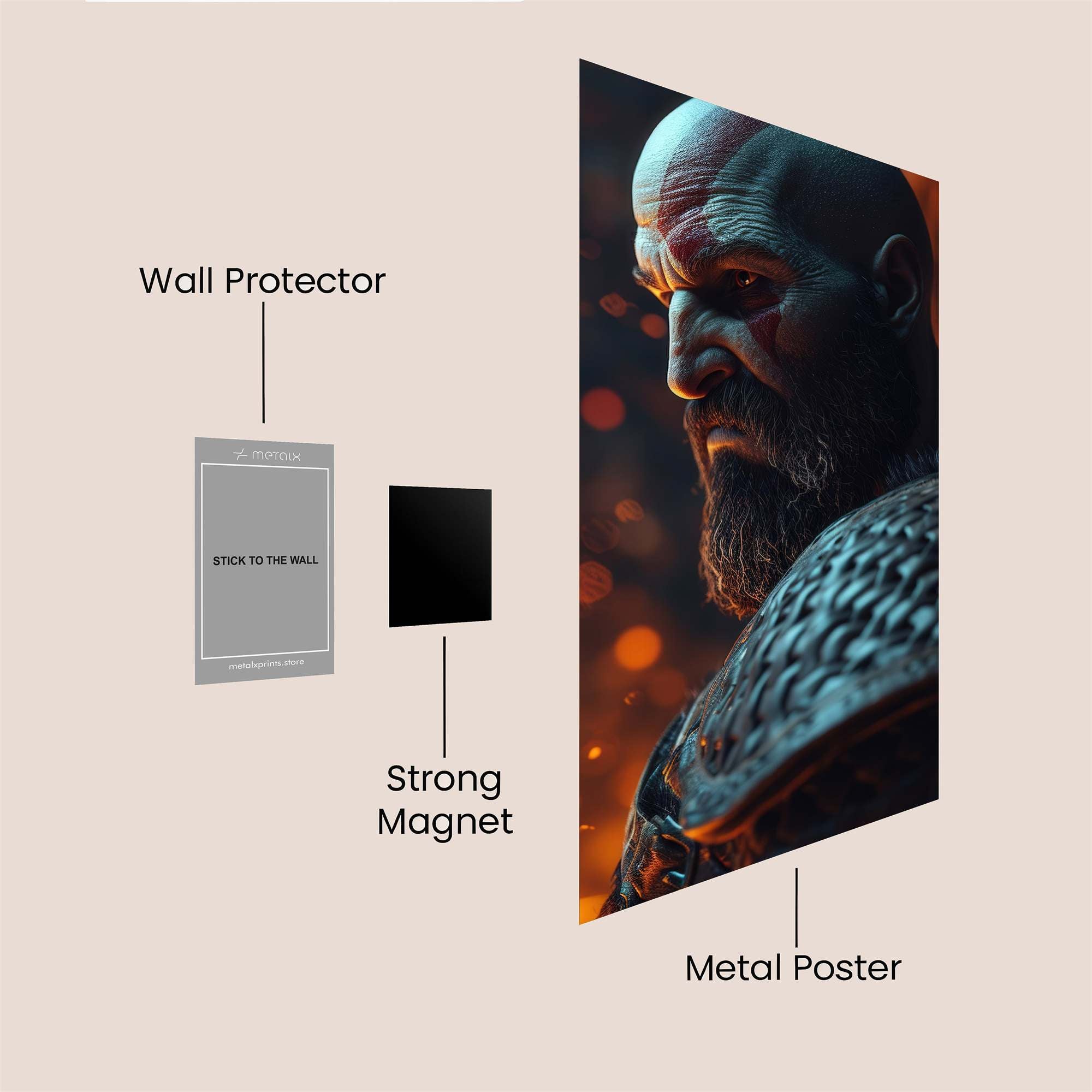 Kratos Resolute Safe Wall Magnetic / M