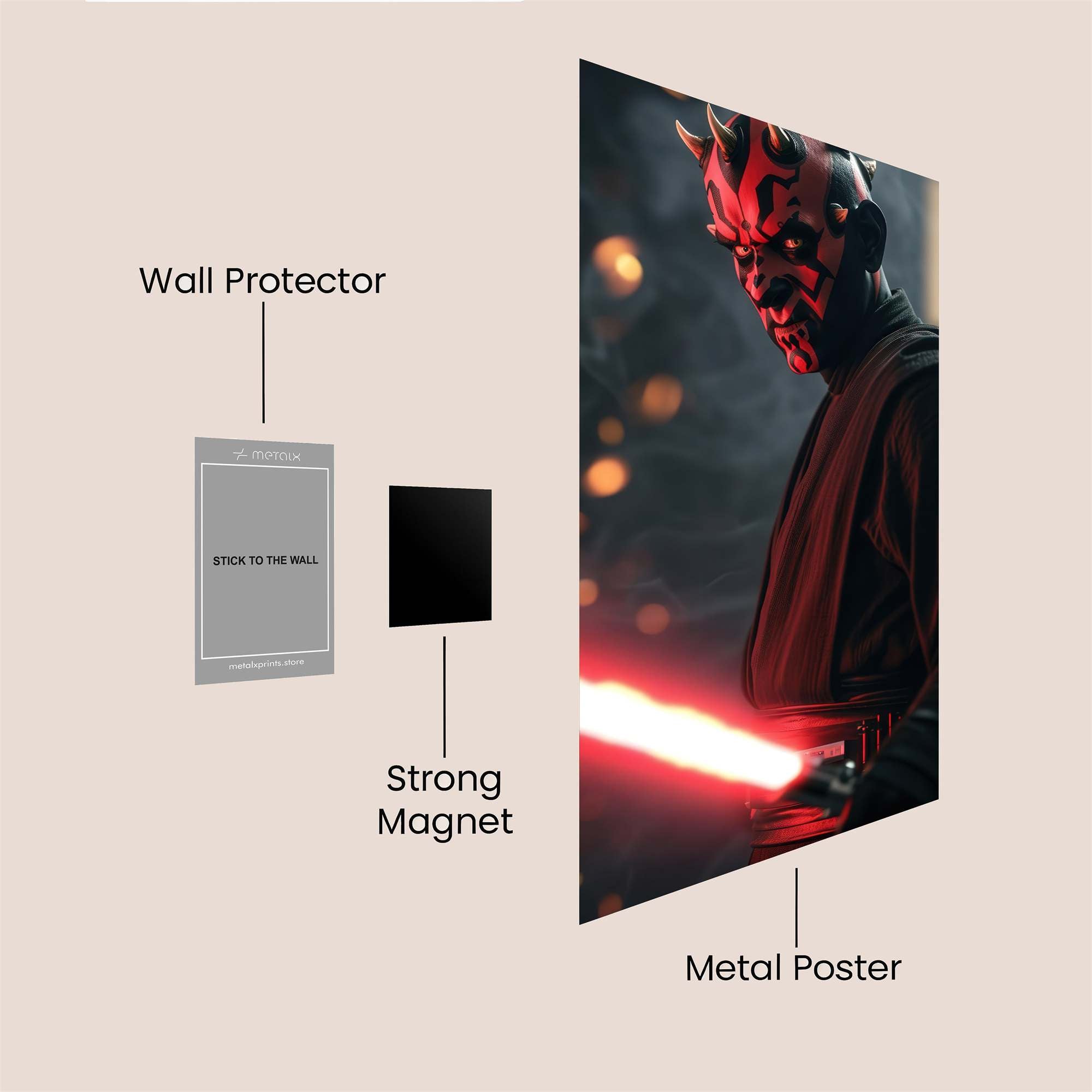 Maul Menacing Safe Wall Magnetic / M