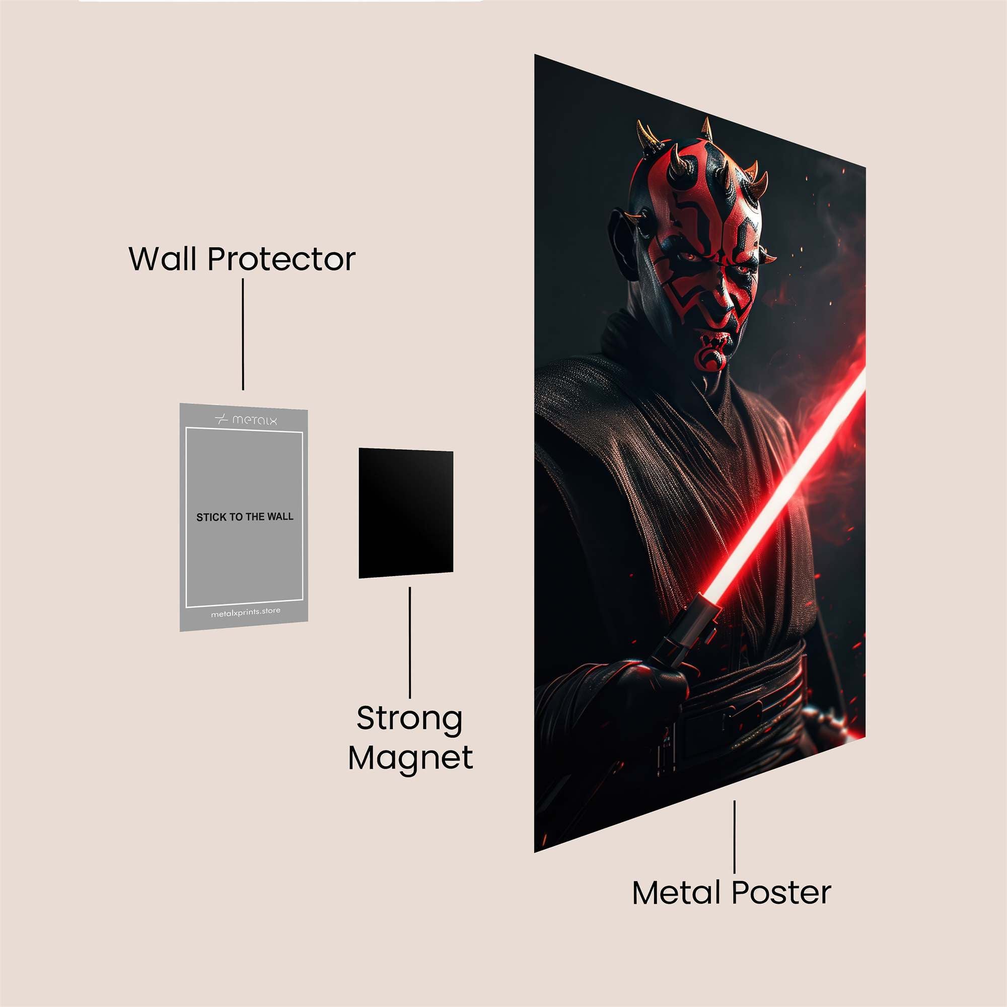 Maul Menacing Safe Wall Magnetic / M