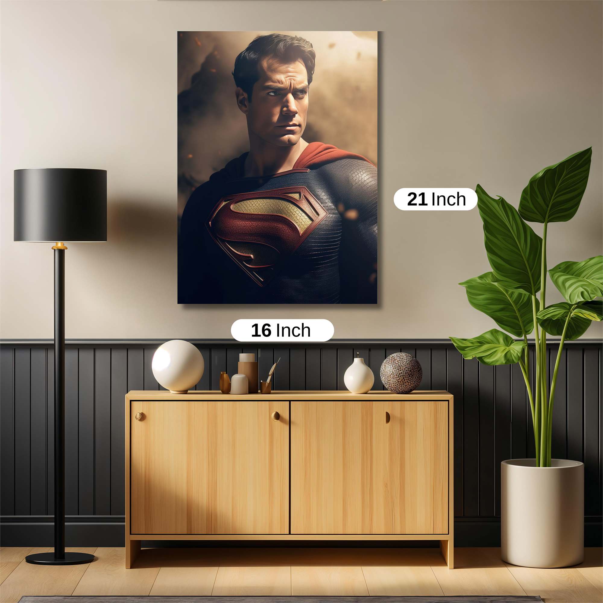Superman Resolute Safe Wall Magnetic / M