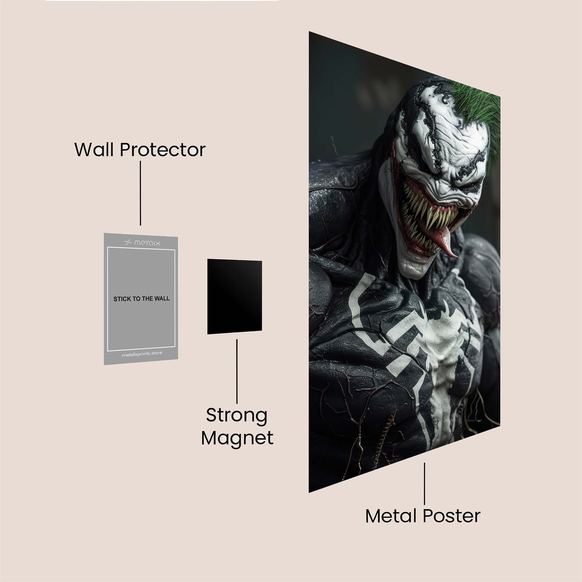Venom Vicious Safe Wall Magnetic / M