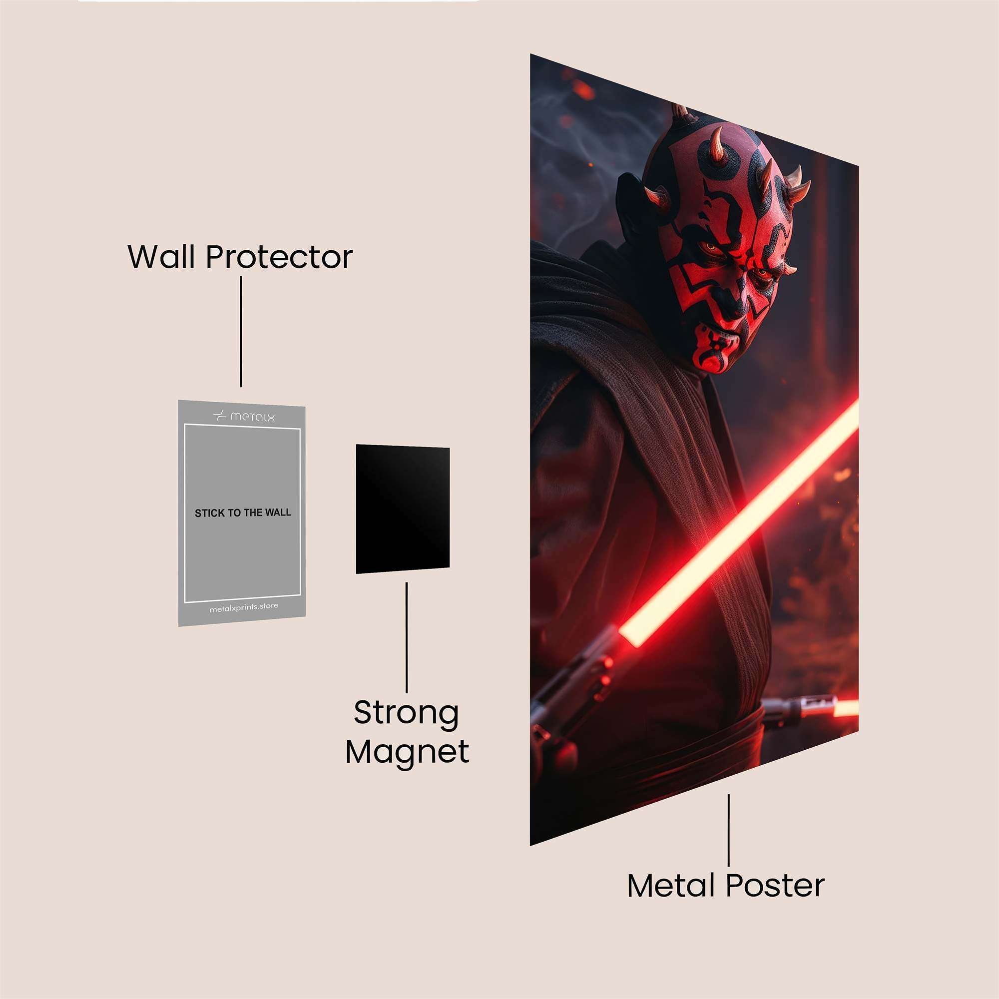 Maul Menacing Safe Wall Magnetic / M