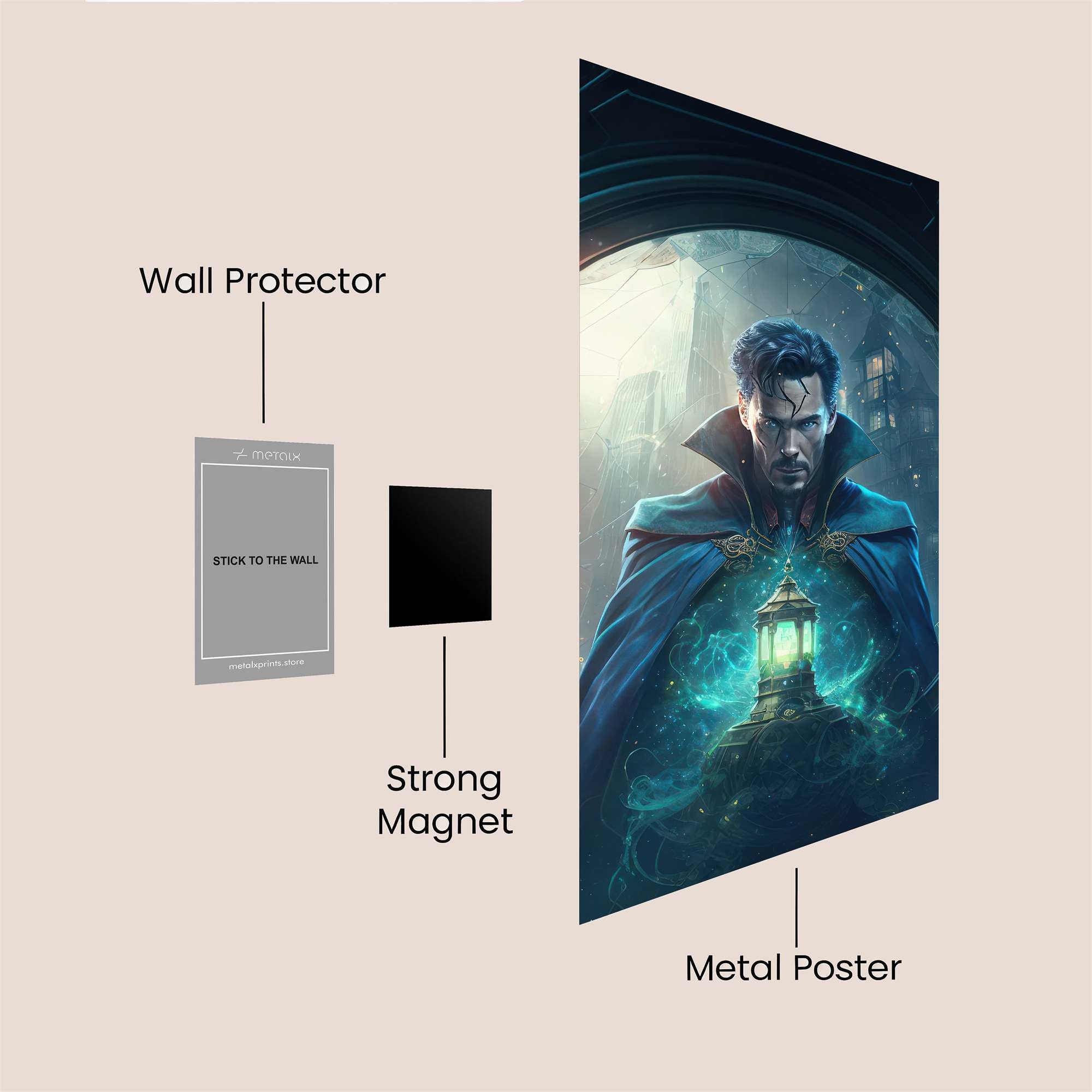 Strange Enigma Safe Wall Magnetic / M