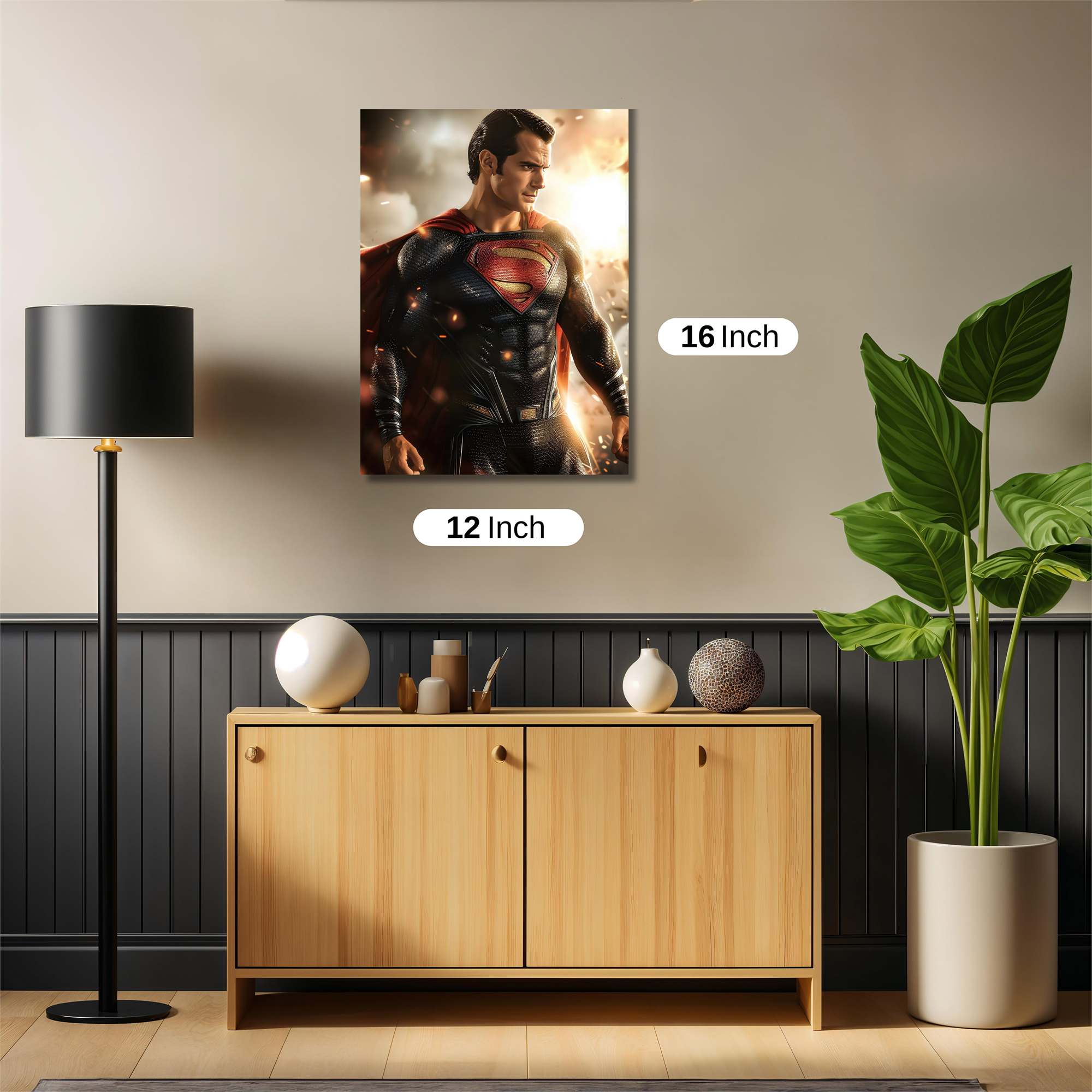 Superman Resolute Safe Wall Magnetic / M