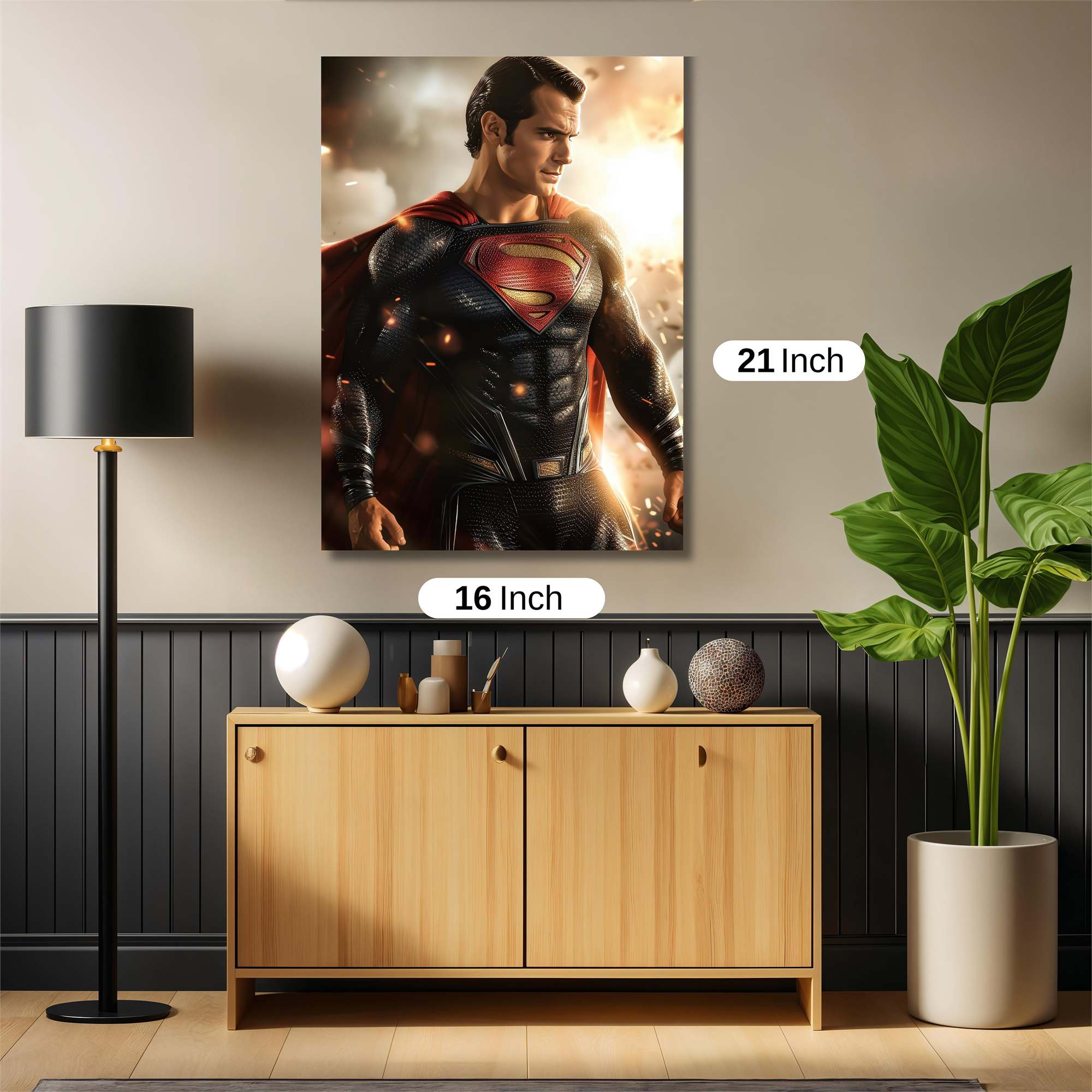 Superman Resolute Safe Wall Magnetic / M