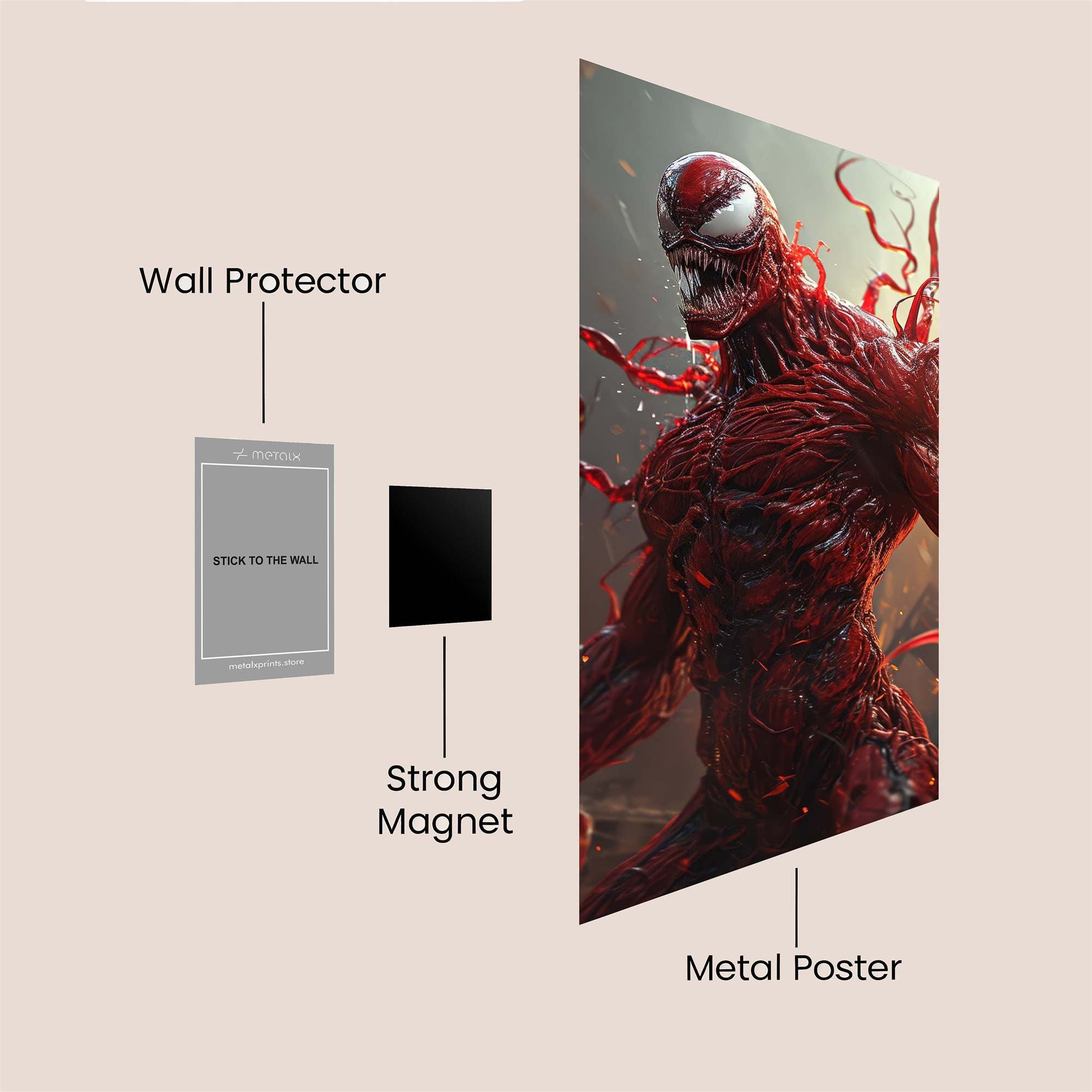 Carnage Unleashed Safe Wall Magnetic / M