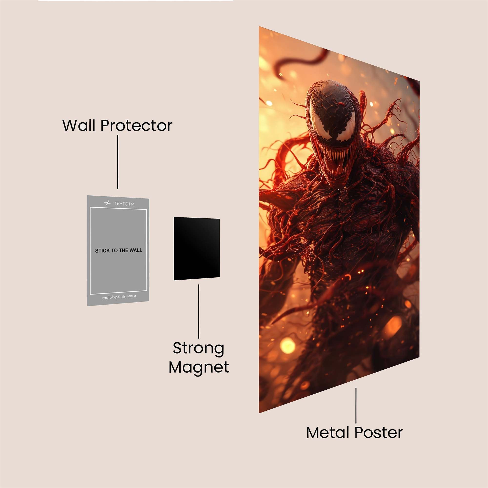 Carnage Chaos Safe Wall Magnetic / M