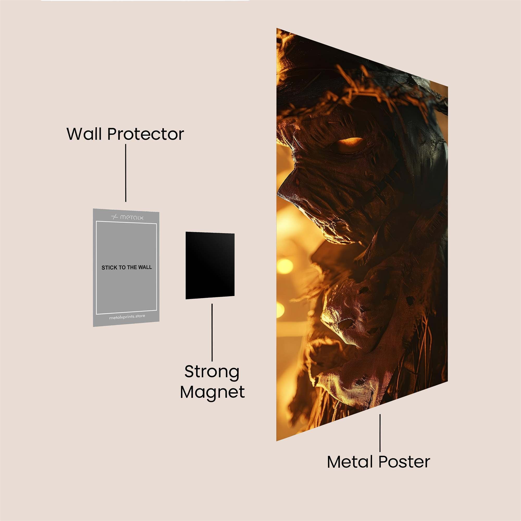 Scarecrow Sinister Safe Wall Magnetic / M