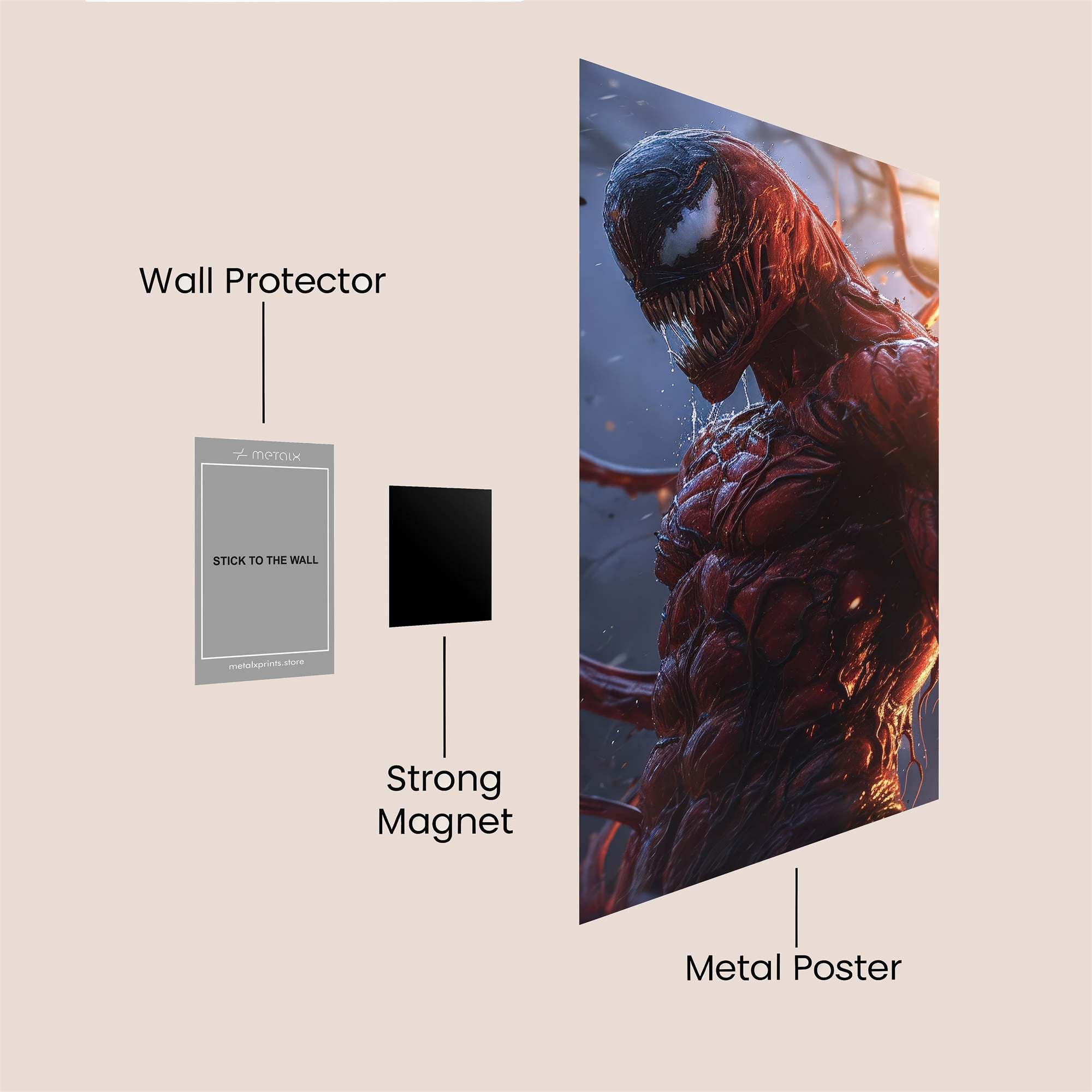 Carnage Unleashed Safe Wall Magnetic / M