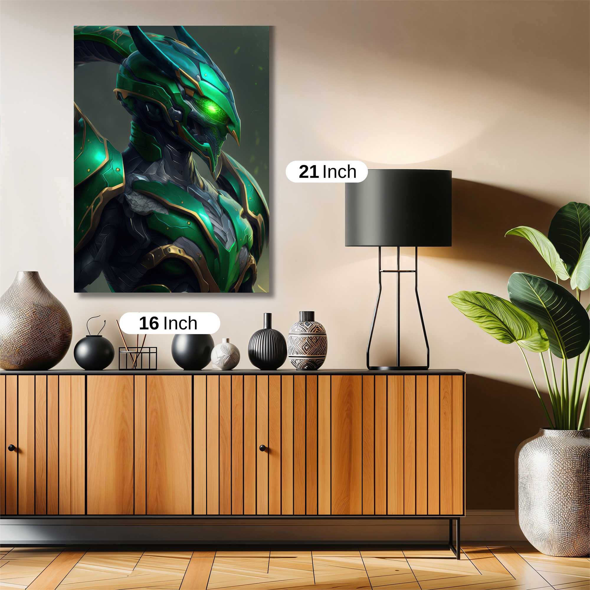 Serpentine Elegance Safe Wall Magnetic / M