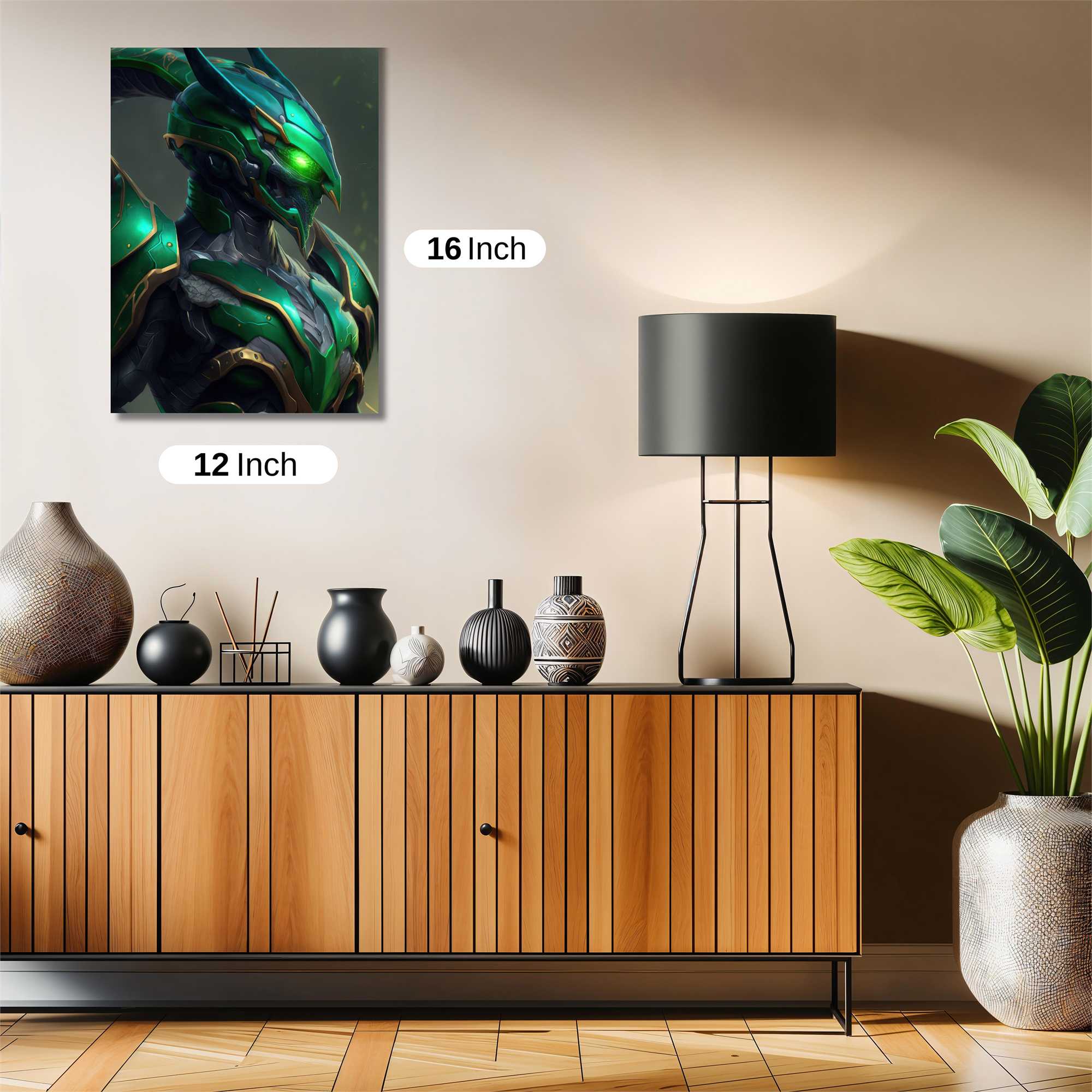 Serpentine Elegance Safe Wall Magnetic / M
