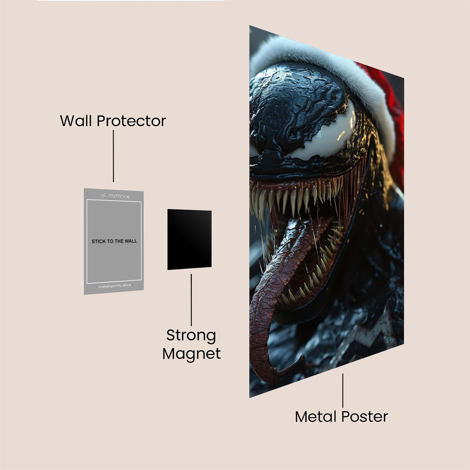Venom Festive Safe Wall Magnetic / M