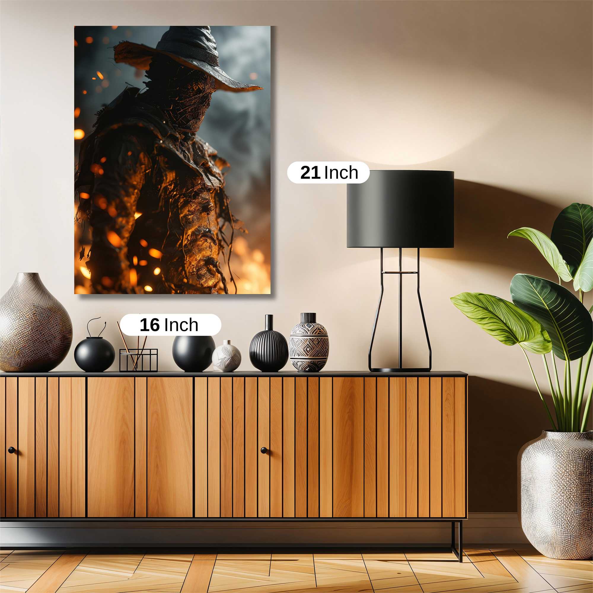 Scarecrow Inferno Safe Wall Magnetic / M