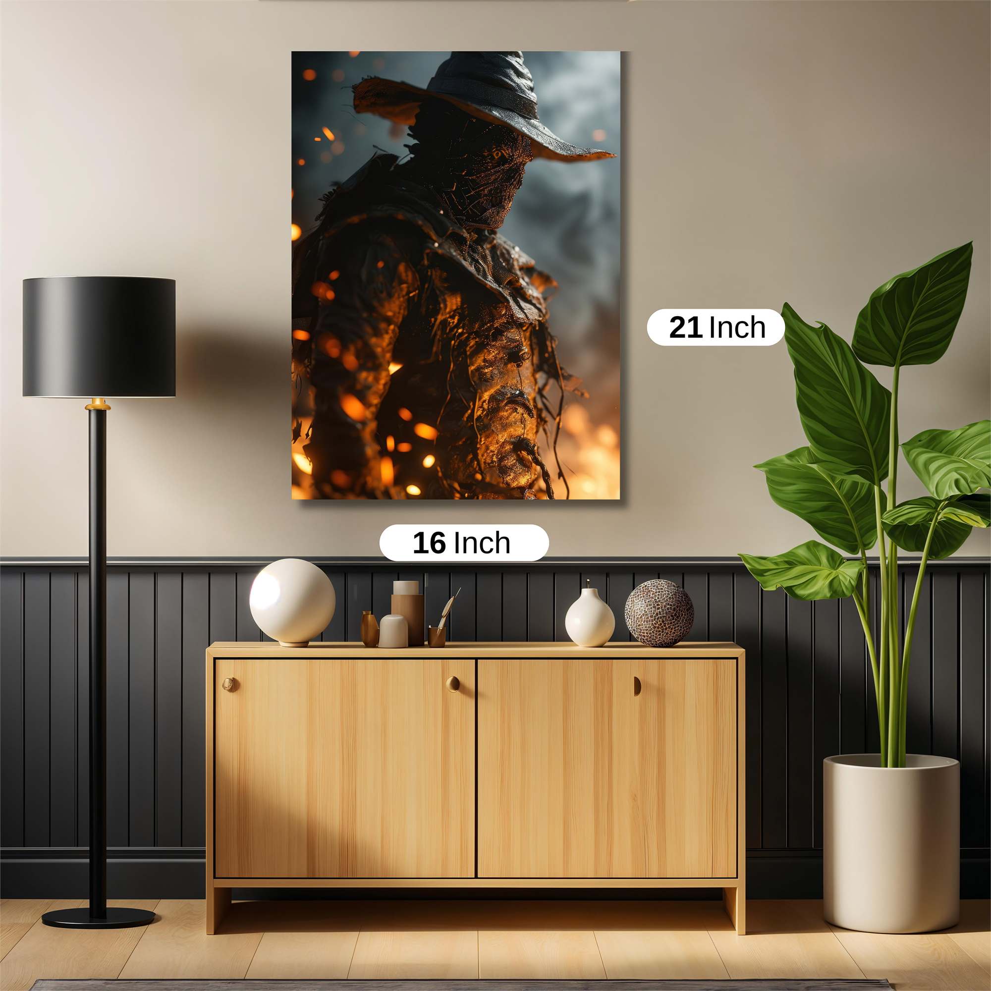 Scarecrow Inferno Safe Wall Magnetic / M