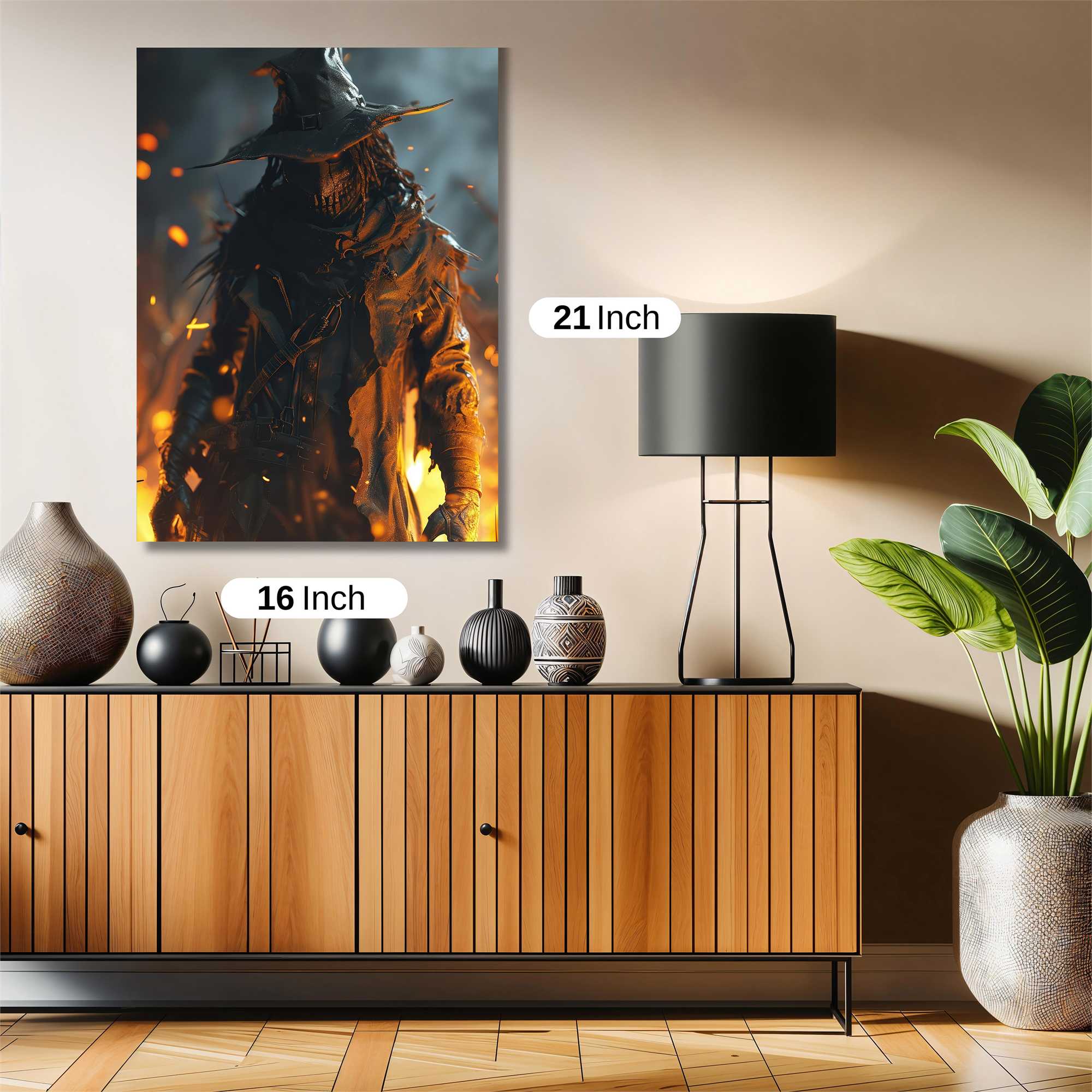 Scarecrow Inferno Safe Wall Magnetic / M