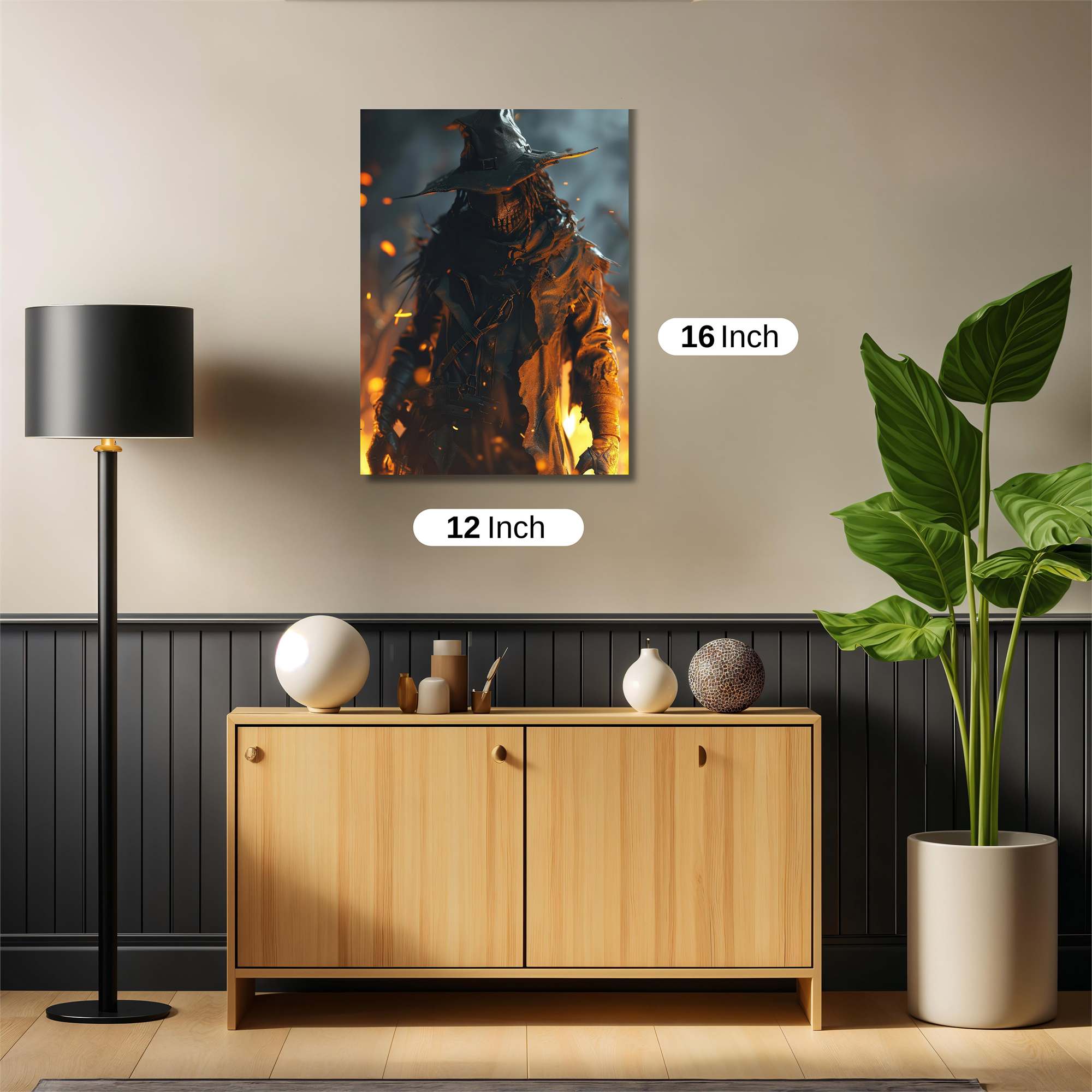 Scarecrow Inferno Safe Wall Magnetic / M