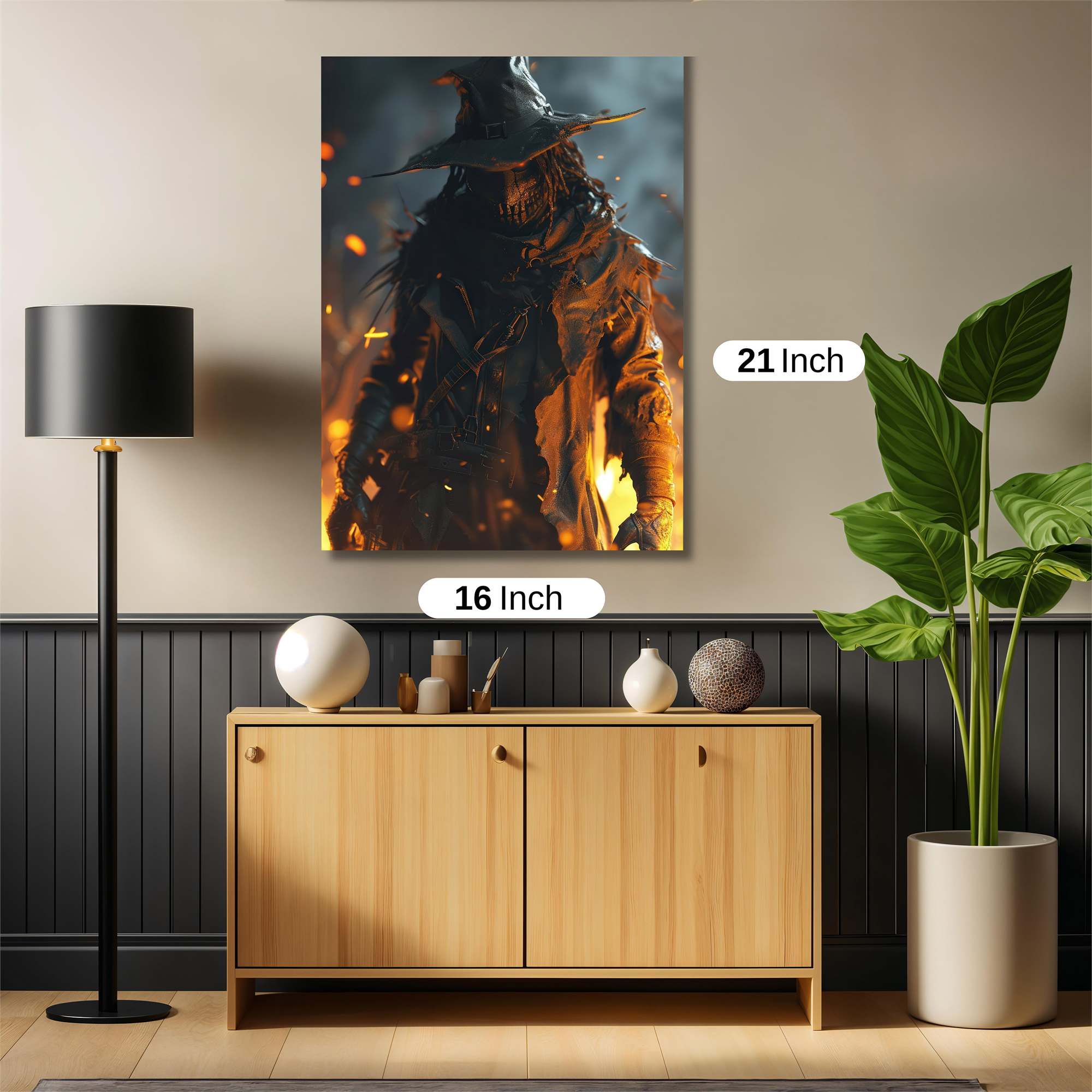 Scarecrow Inferno Safe Wall Magnetic / M