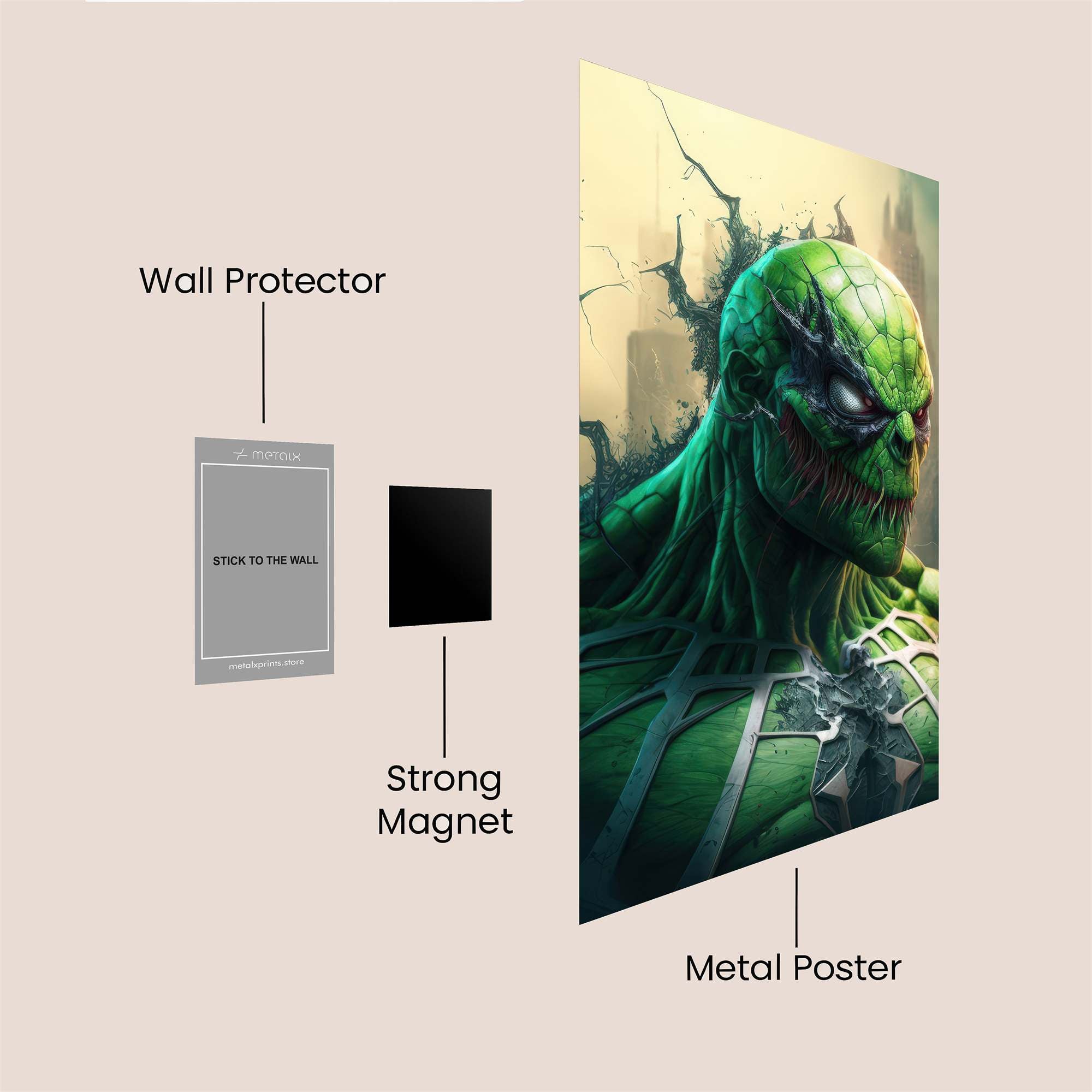 Venom Apocalyptic Safe Wall Magnetic / M