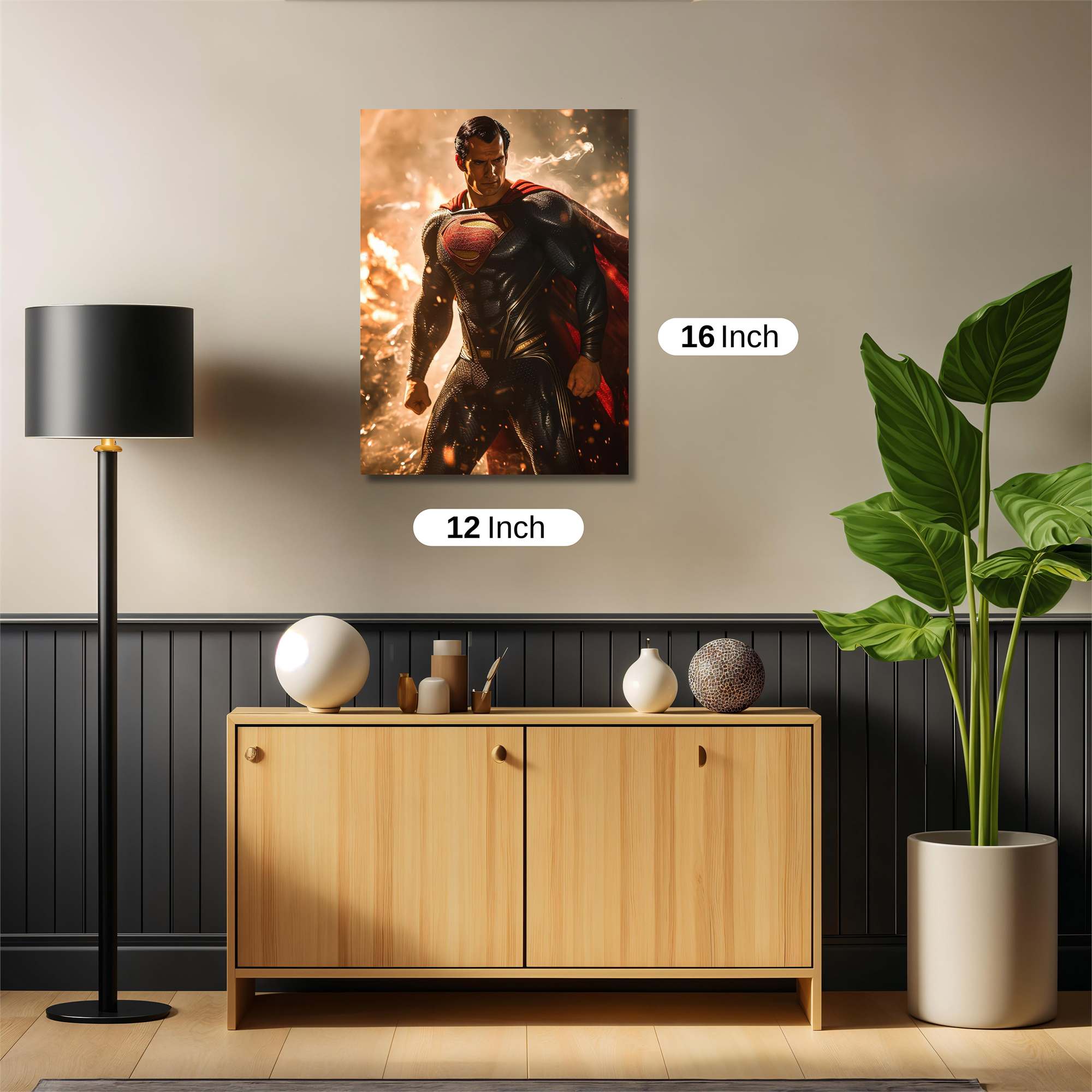 Superman Resolute Safe Wall Magnetic / M