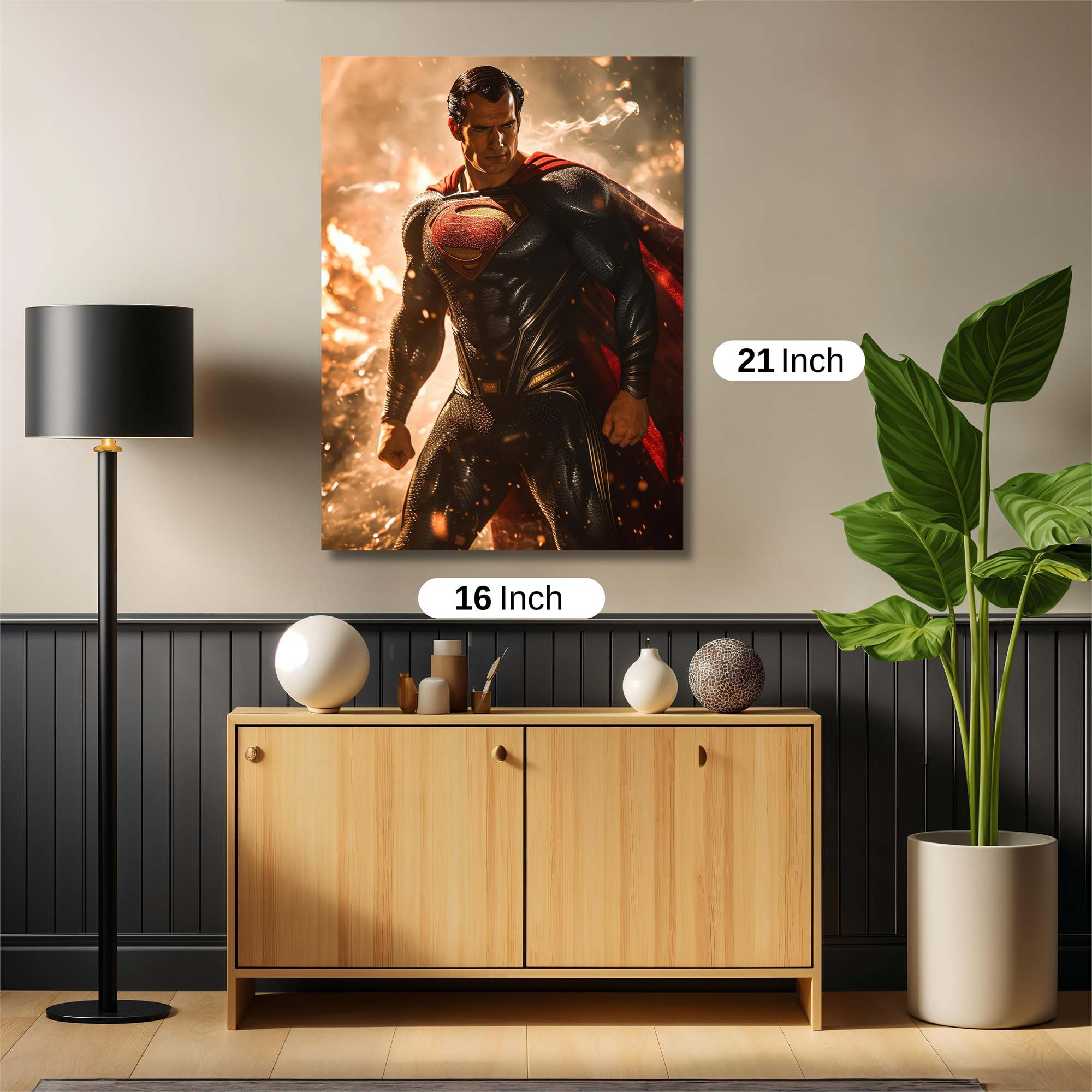 Superman Resolute Safe Wall Magnetic / M