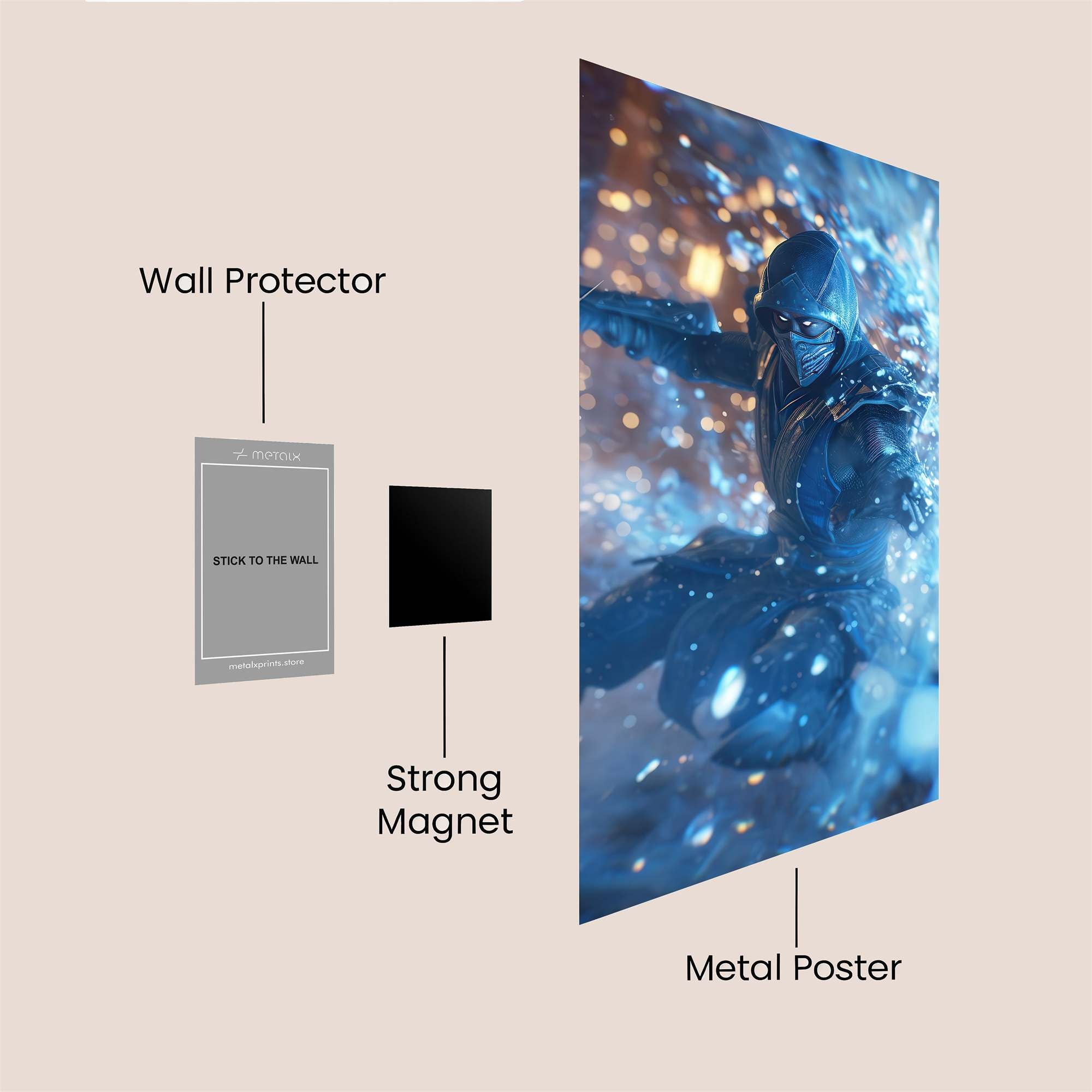 Sub-Zero Frosty Safe Wall Magnetic / M