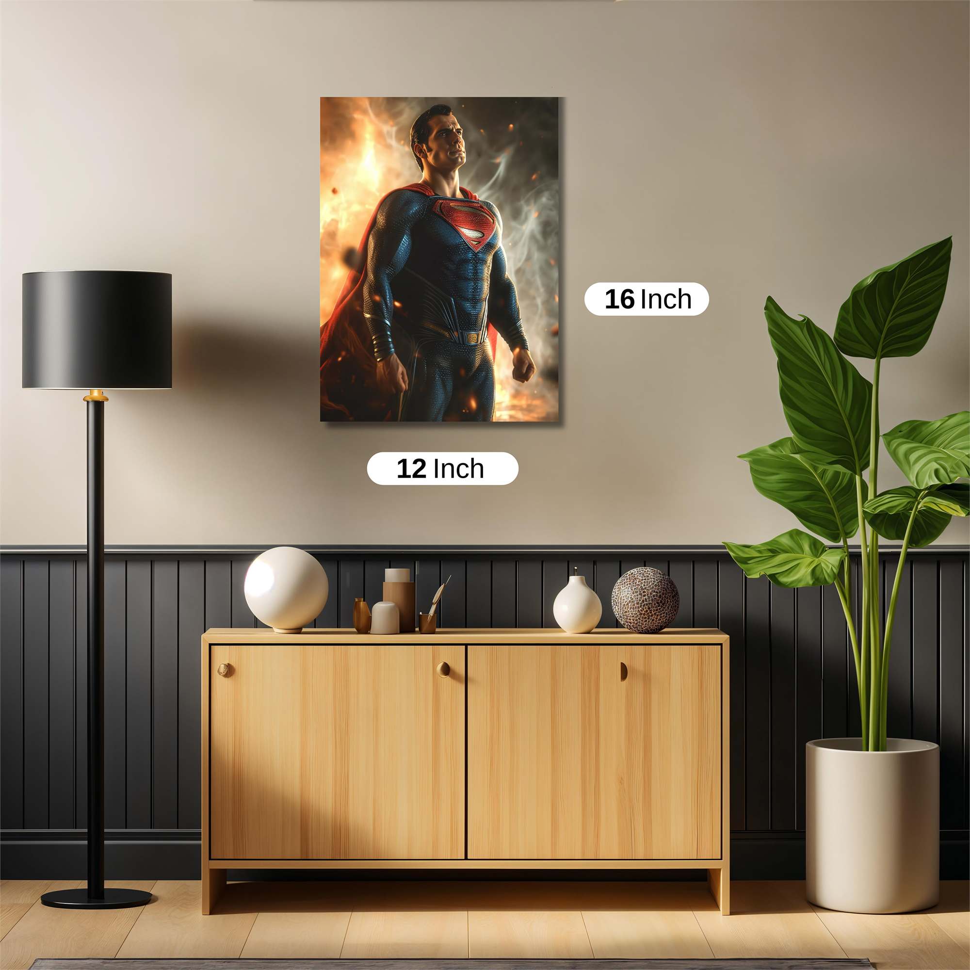 Superman Resolute Safe Wall Magnetic / M