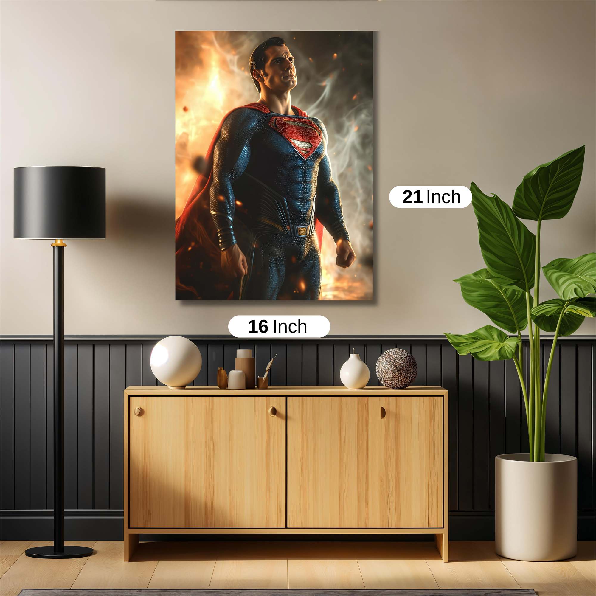 Superman Resolute Safe Wall Magnetic / M