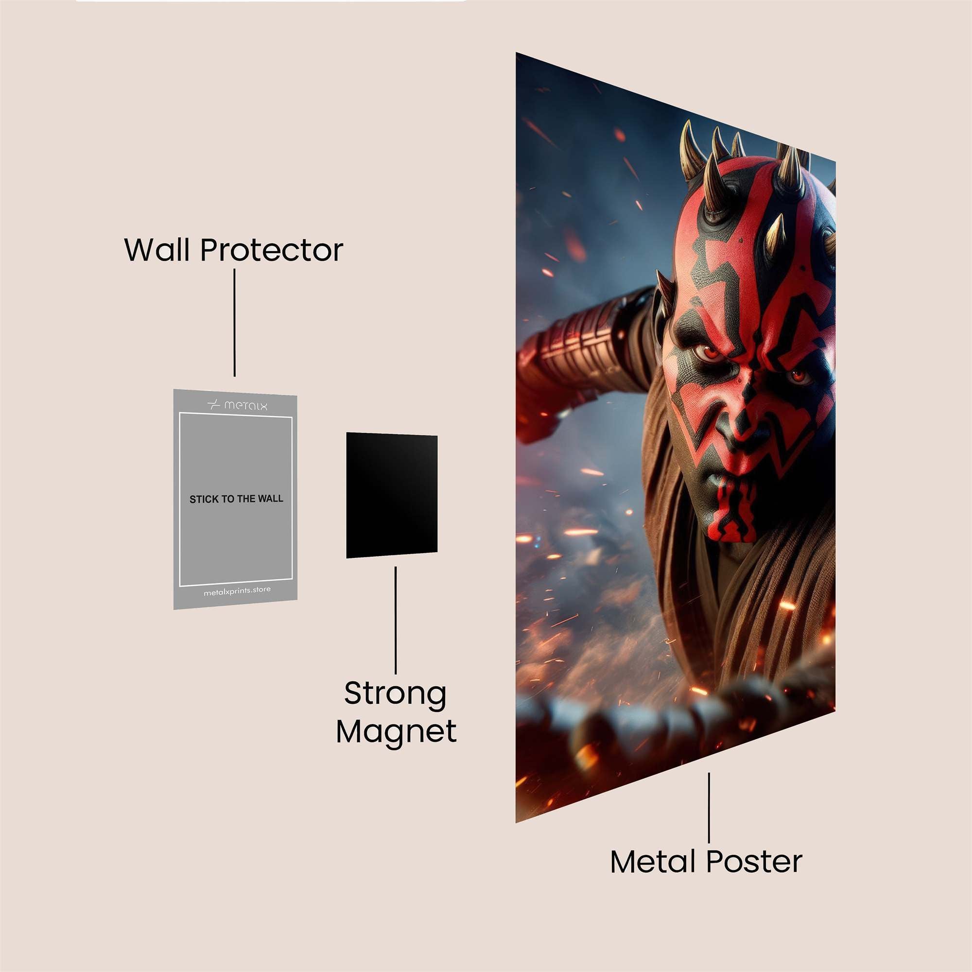 Maul Menace Safe Wall Magnetic / M