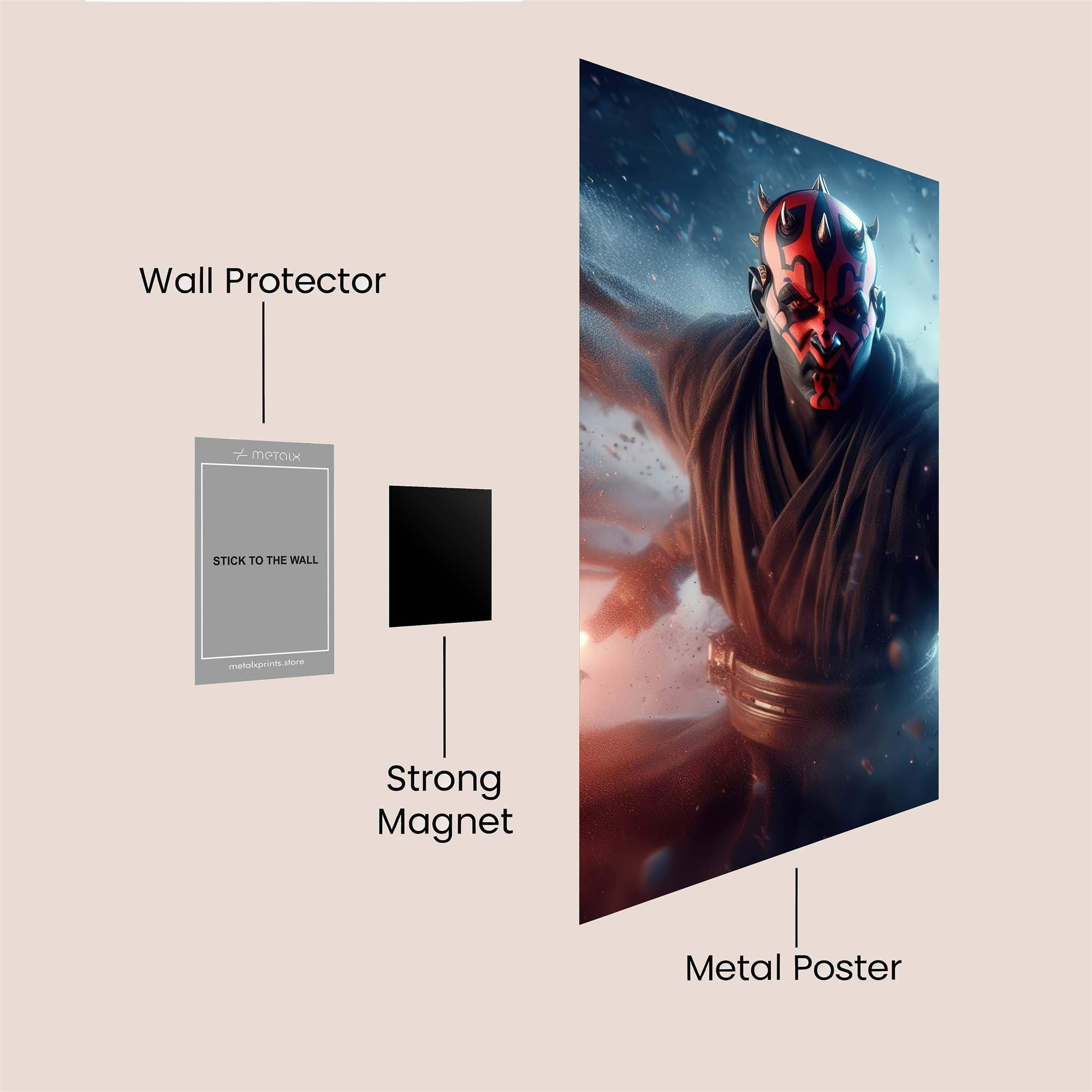 Maul Menacing Safe Wall Magnetic / M