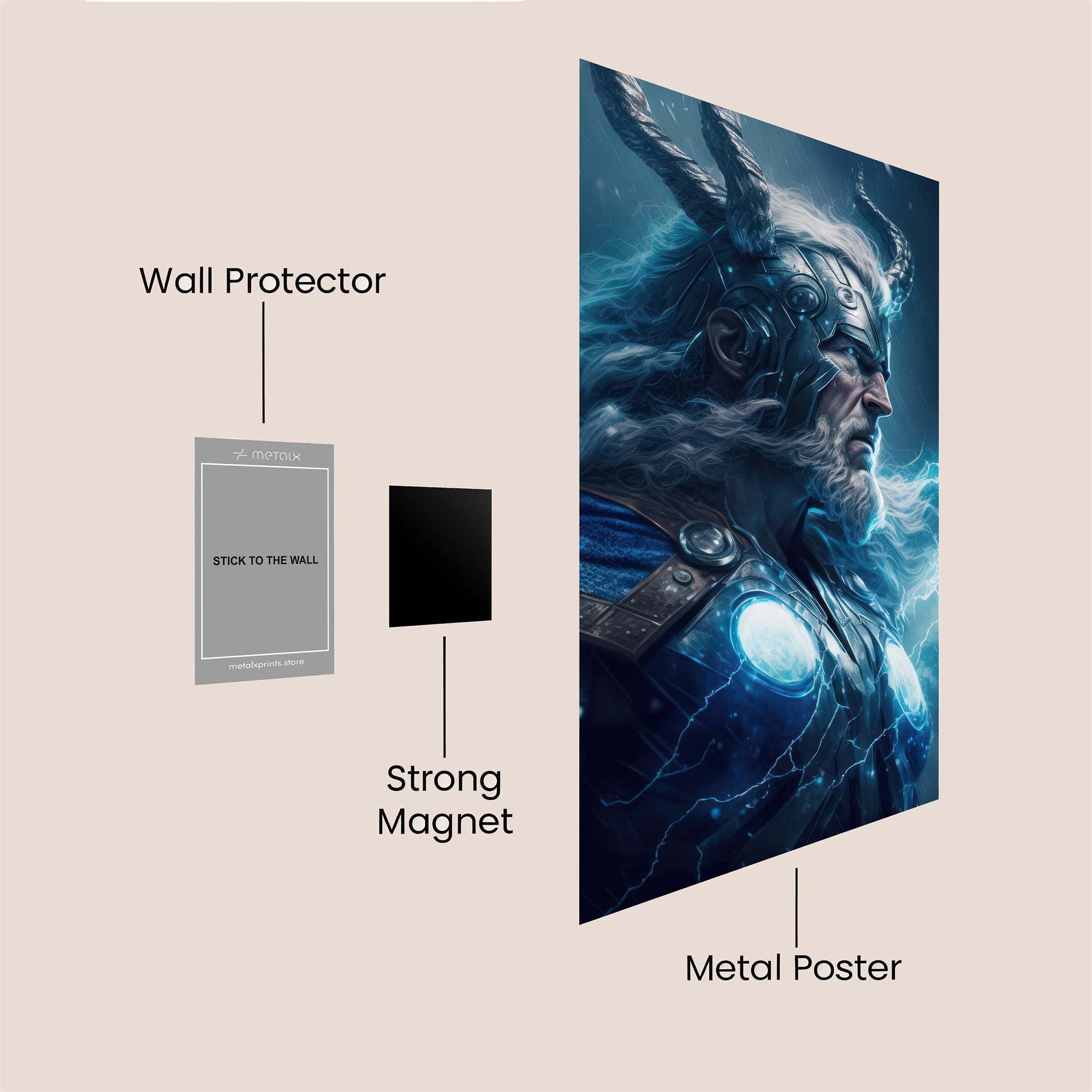 Thor Tempestuous Safe Wall Magnetic / M