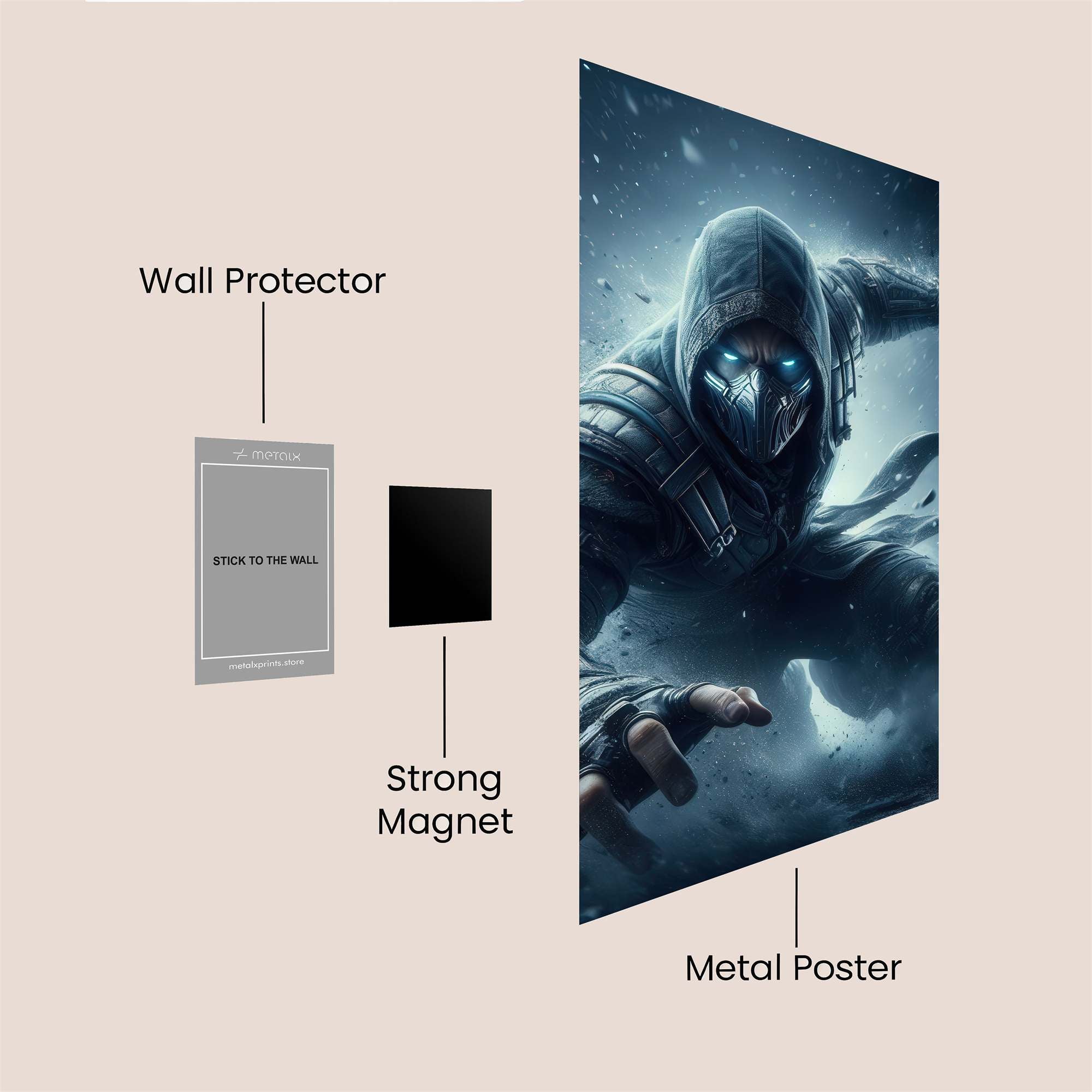 Noctis Unleashed Safe Wall Magnetic / M