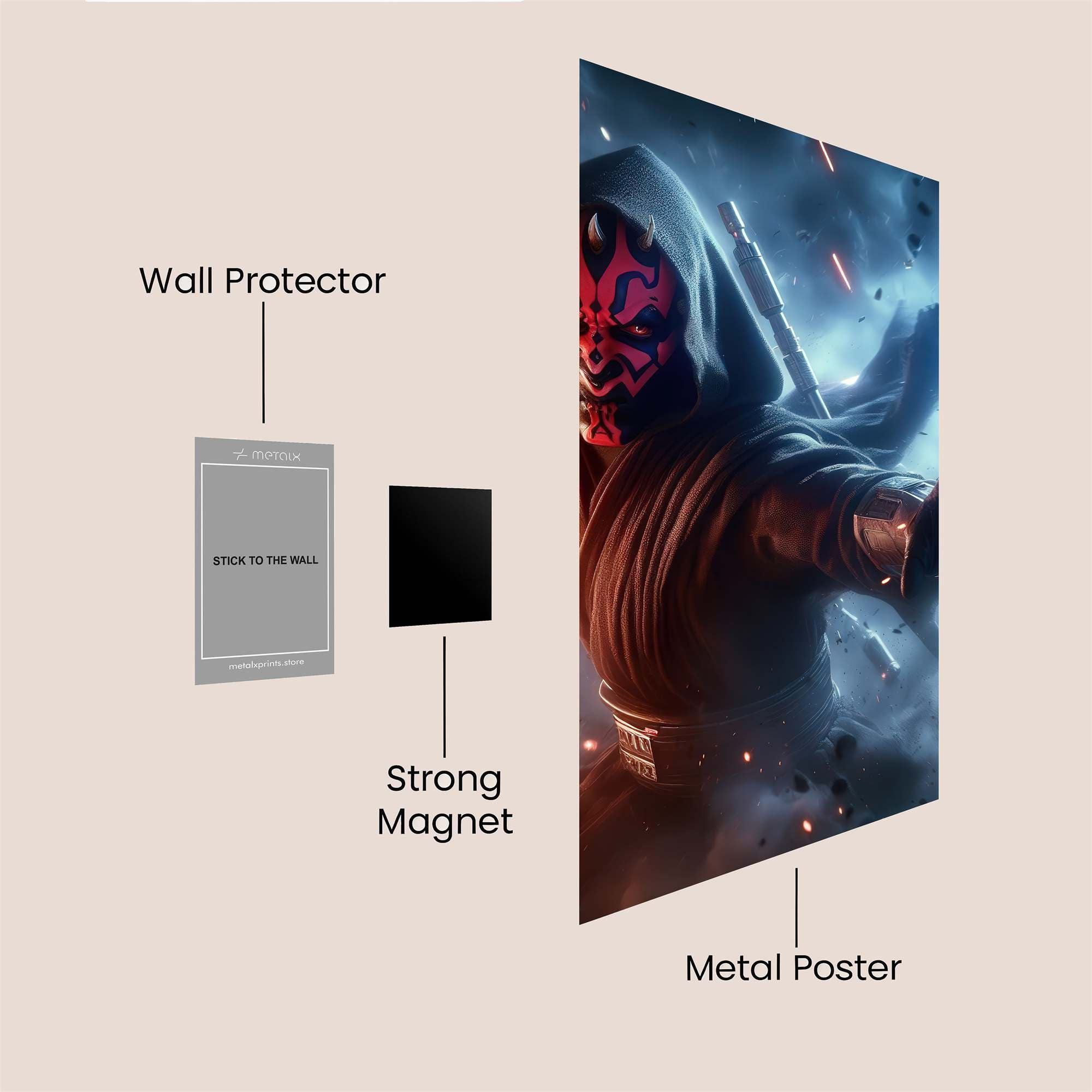 Maul Menace Safe Wall Magnetic / M