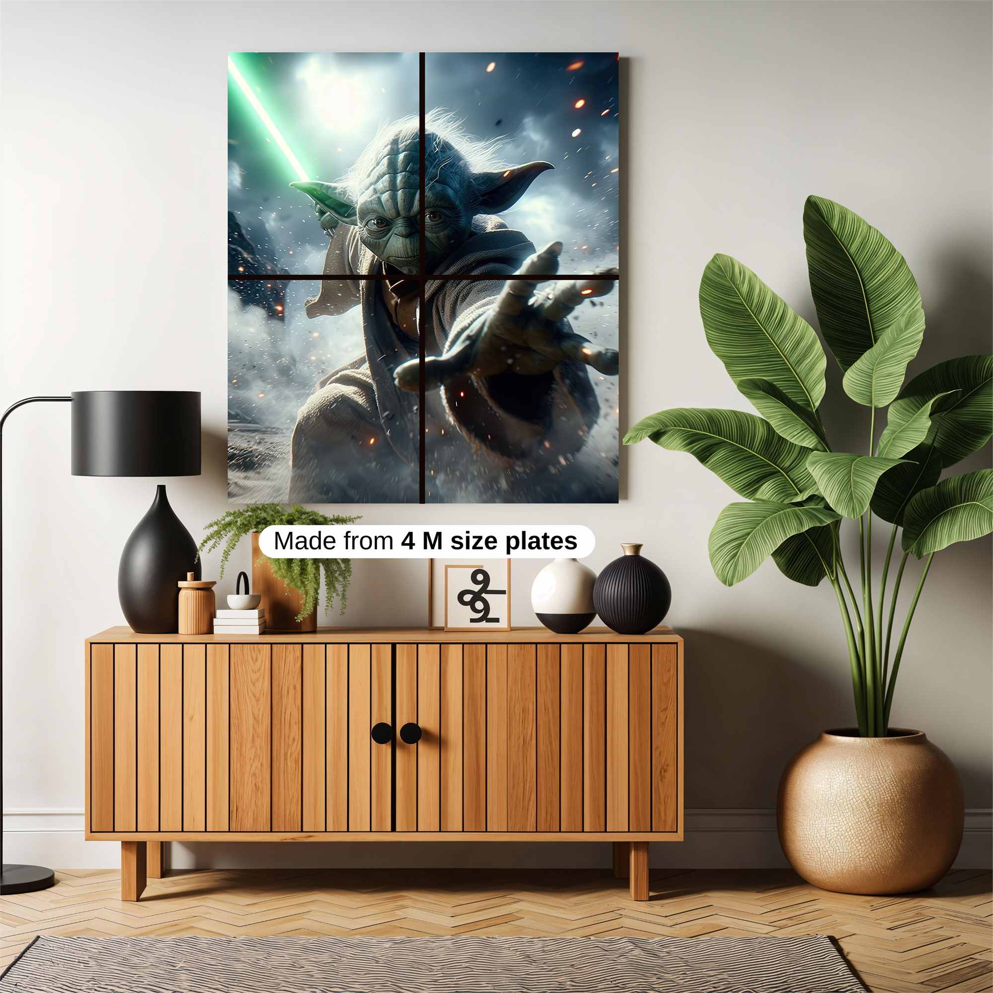 Yoda Unleashed Safe Wall Magnetic / M