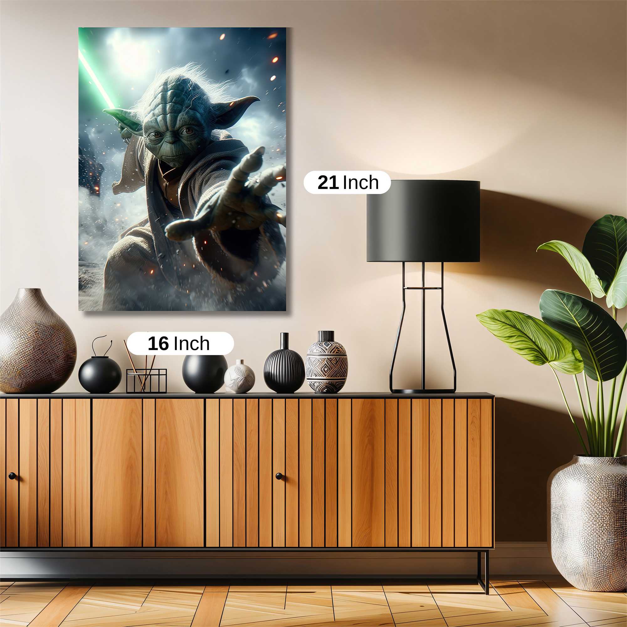 Yoda Unleashed Safe Wall Magnetic / M