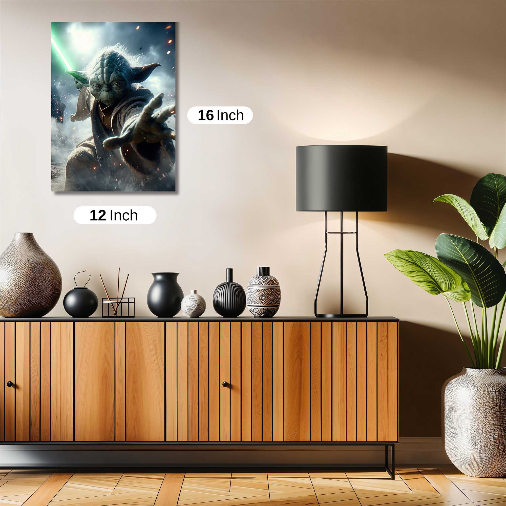 Yoda Unleashed Safe Wall Magnetic / M