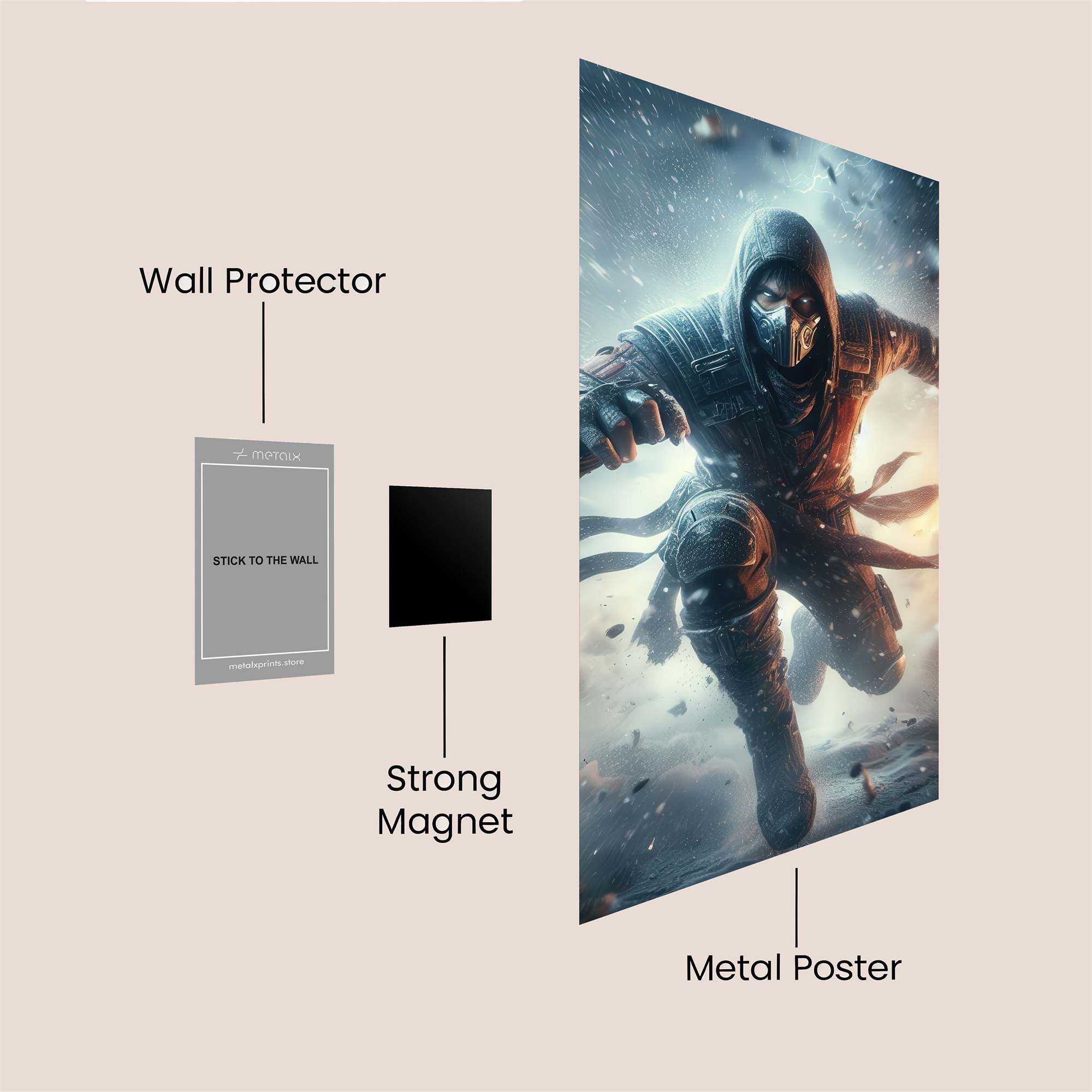 Sub-Zero Fury Safe Wall Magnetic / M