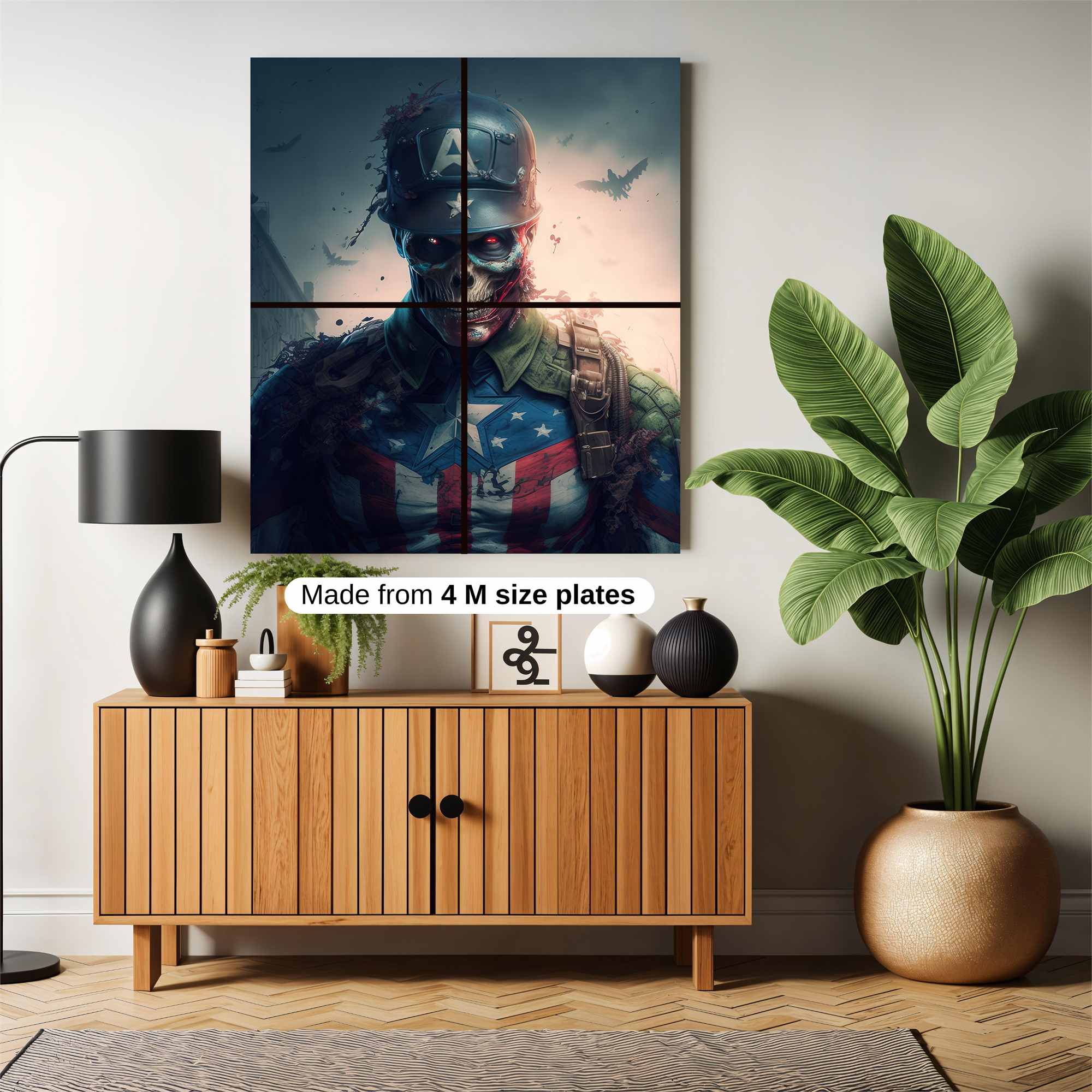 Captain Apocalypse Safe Wall Magnetic / M