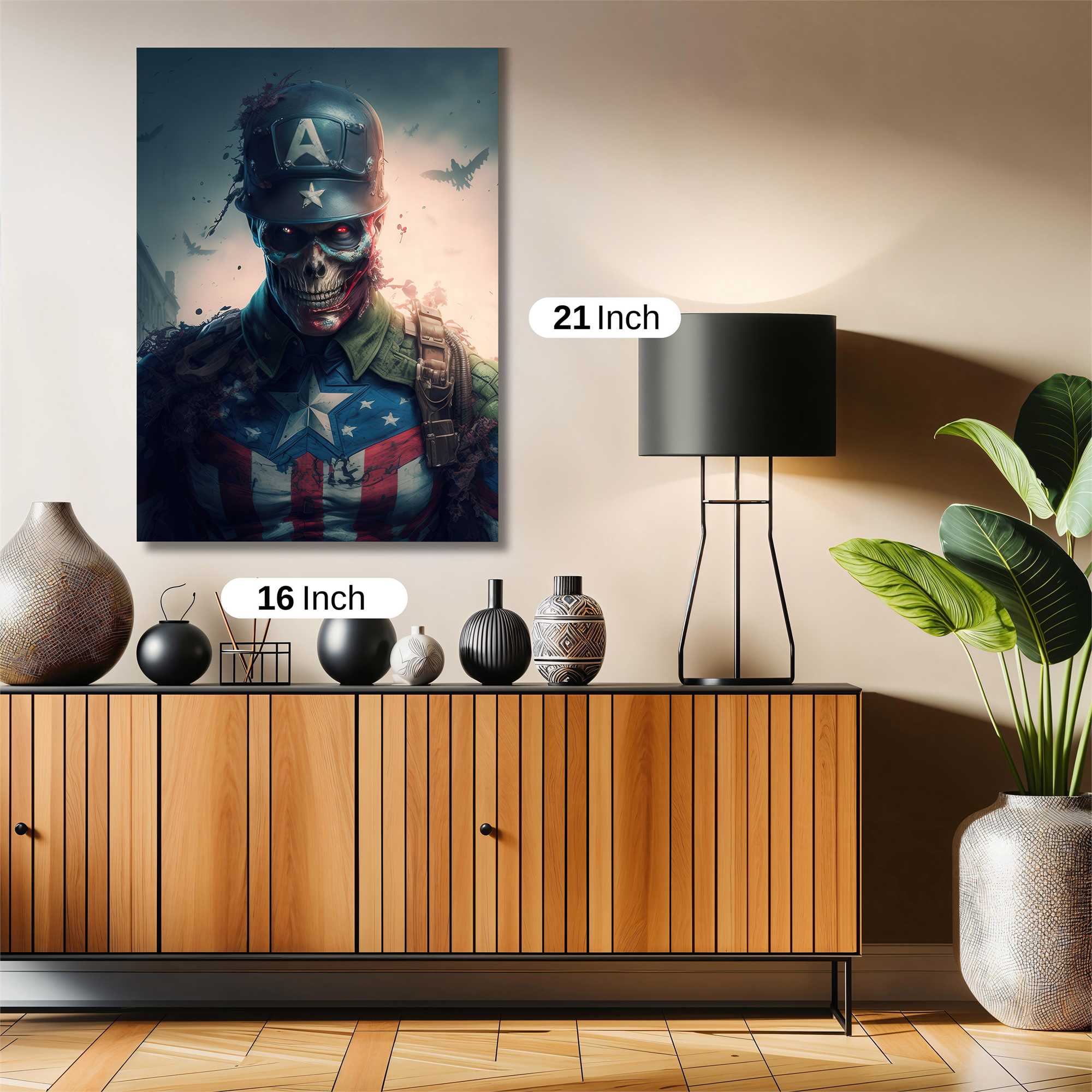 Captain Apocalypse Safe Wall Magnetic / M