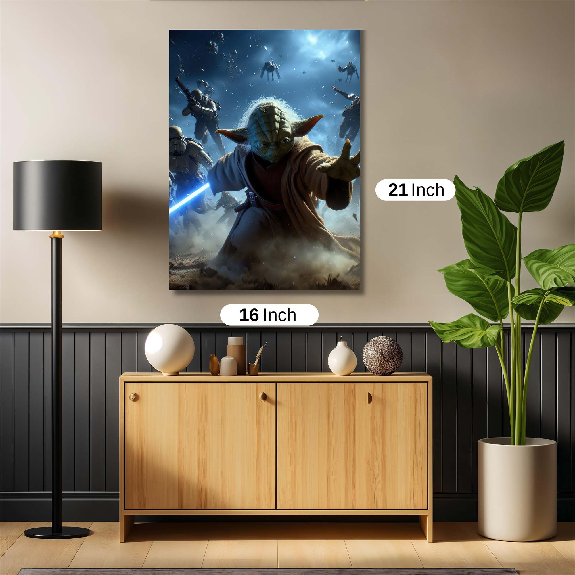 Yoda Defiant Safe Wall Magnetic / M