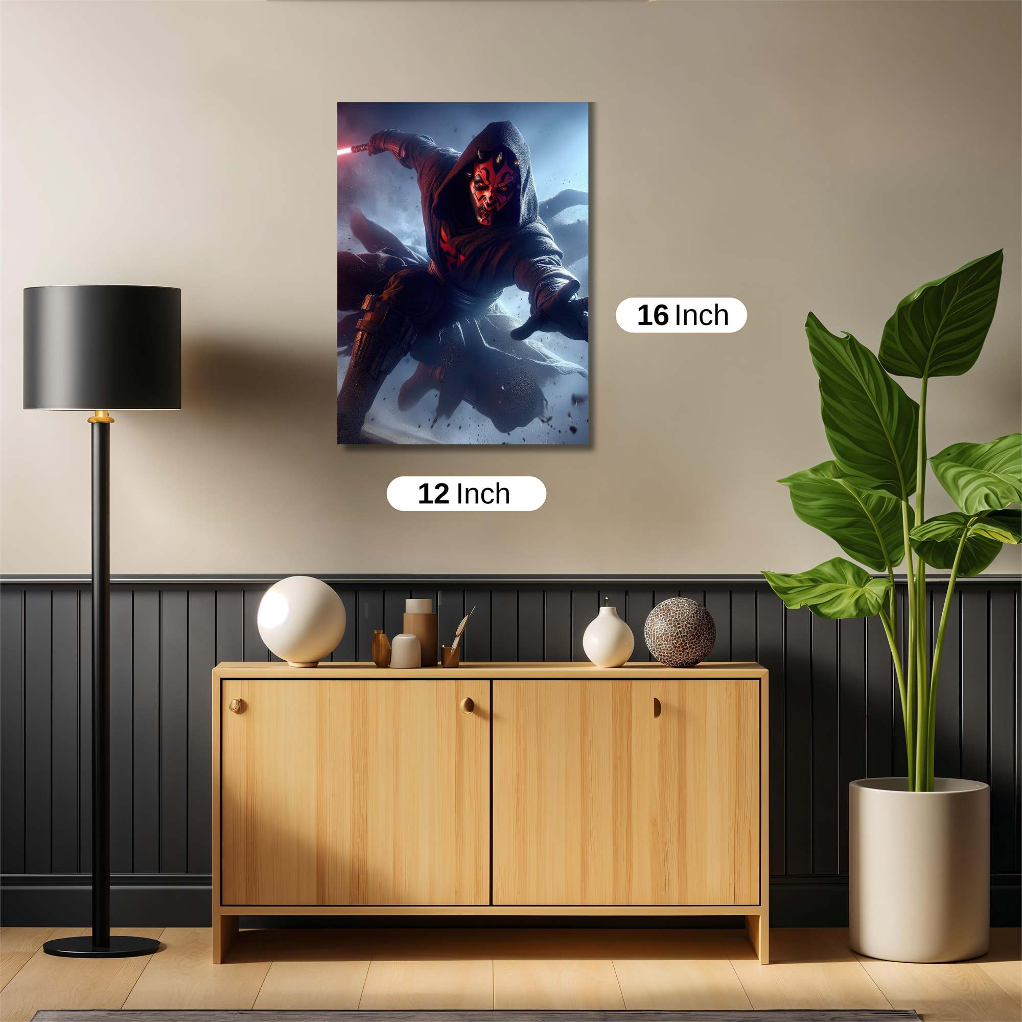 Darth Menacing Safe Wall Magnetic / M