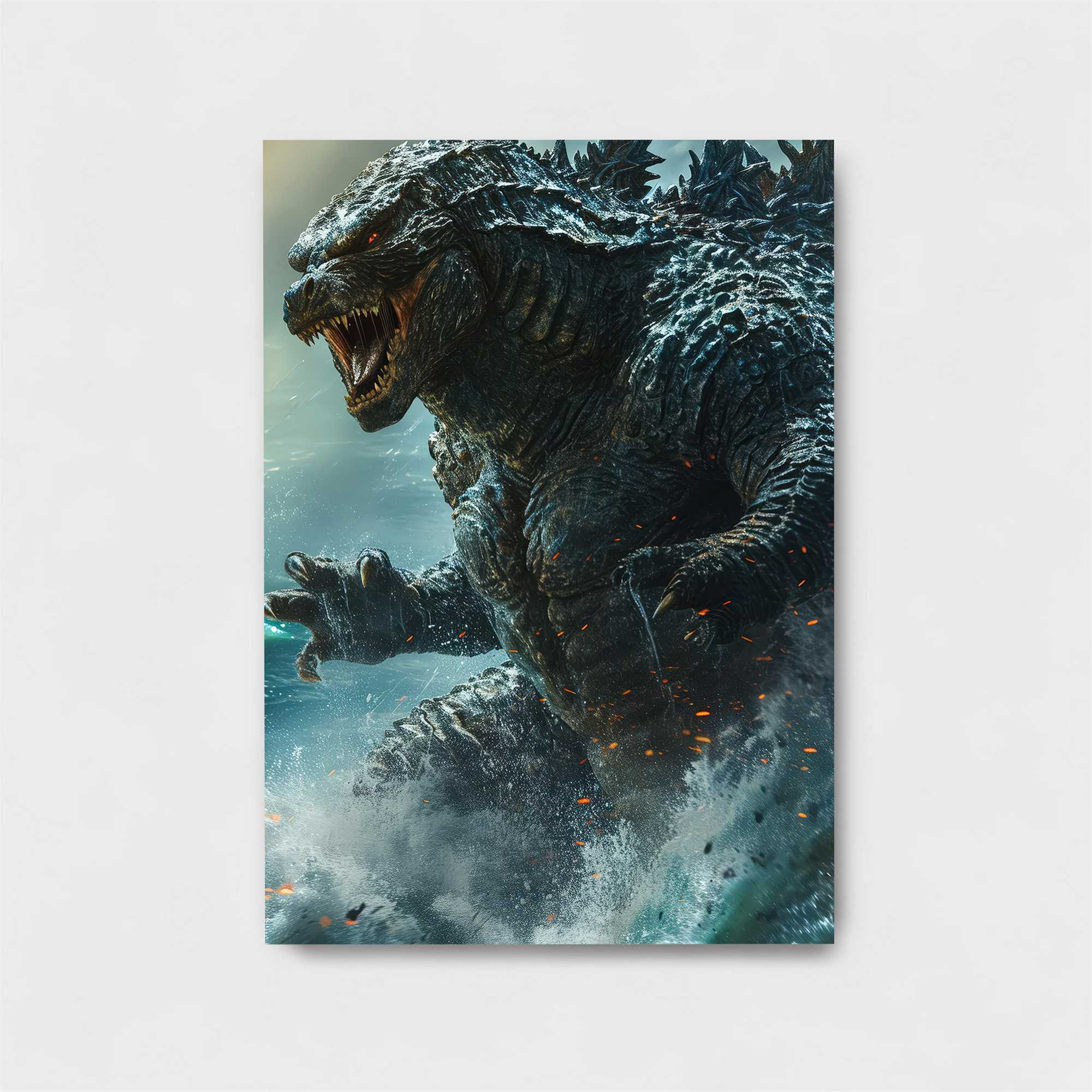 Godzilla Rampant Safe Wall Magnetic / M