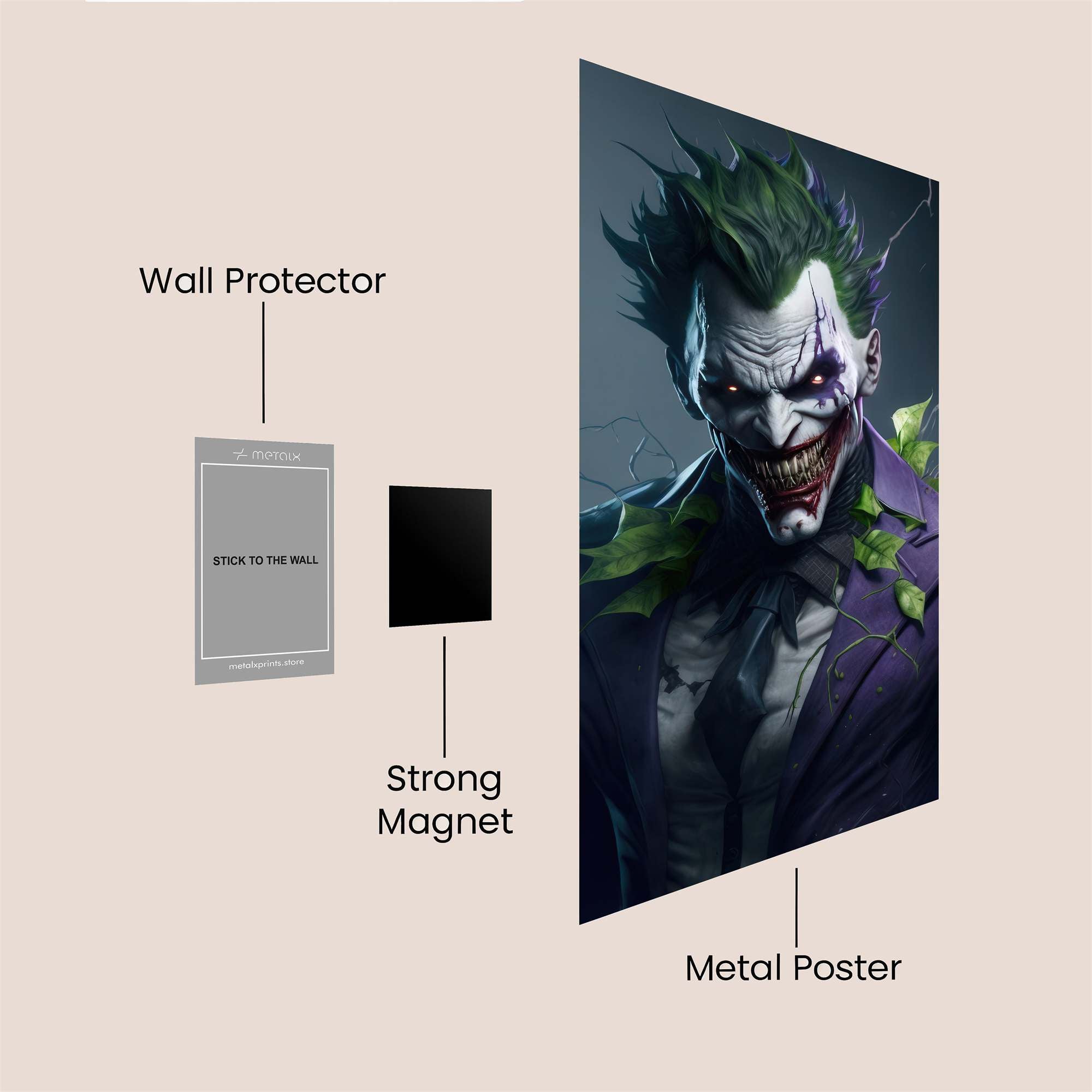 Joker Sinister Safe Wall Magnetic / M