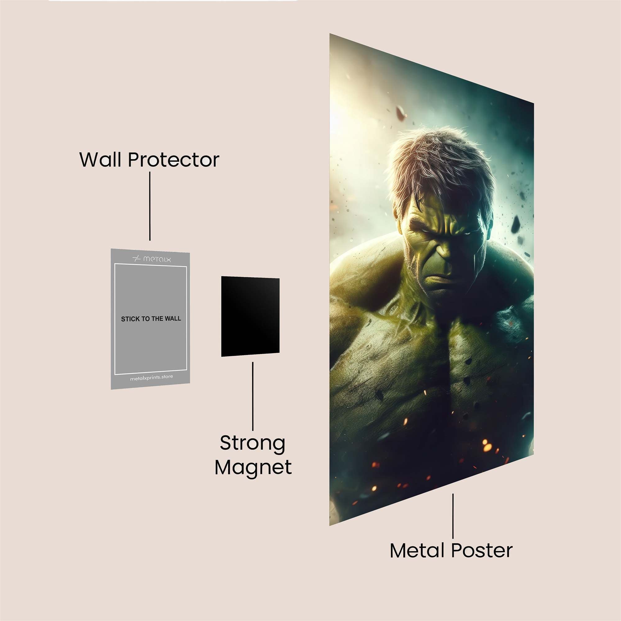 Hulk Intense Safe Wall Magnetic / M