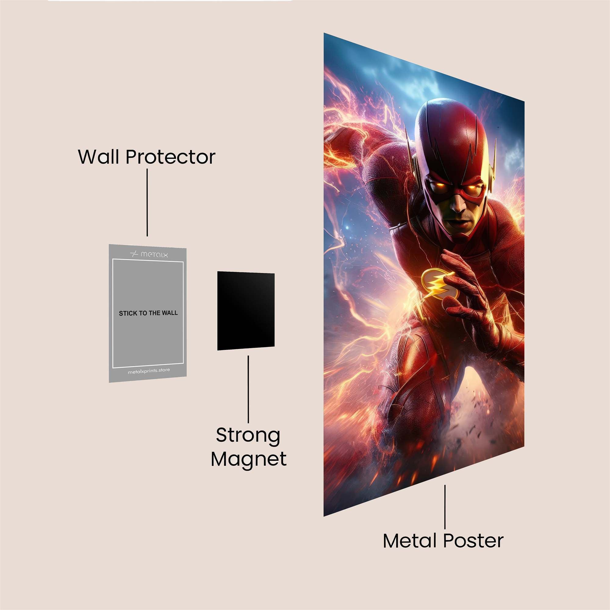 Flash Ignition Safe Wall Magnetic / M