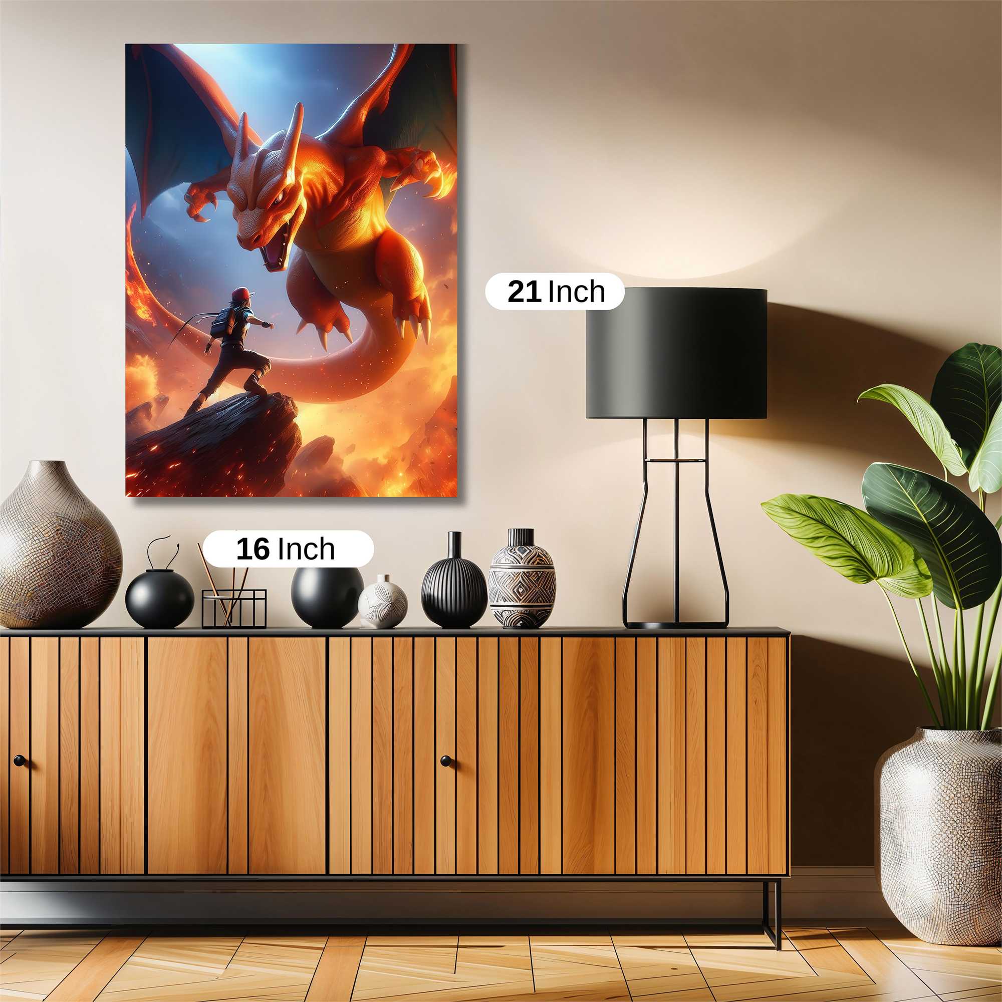 Charizard Blaze Safe Wall Magnetic / M