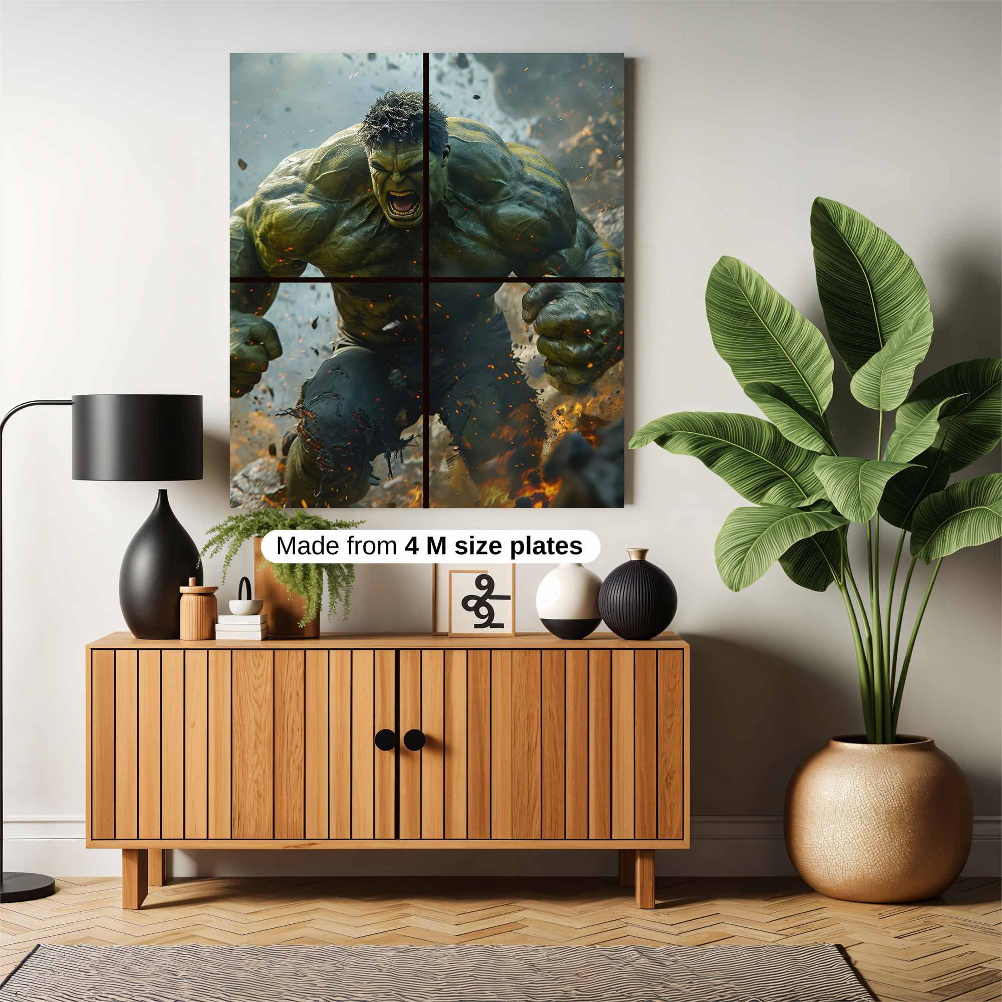 Hulk Rampage Safe Wall Magnetic / M
