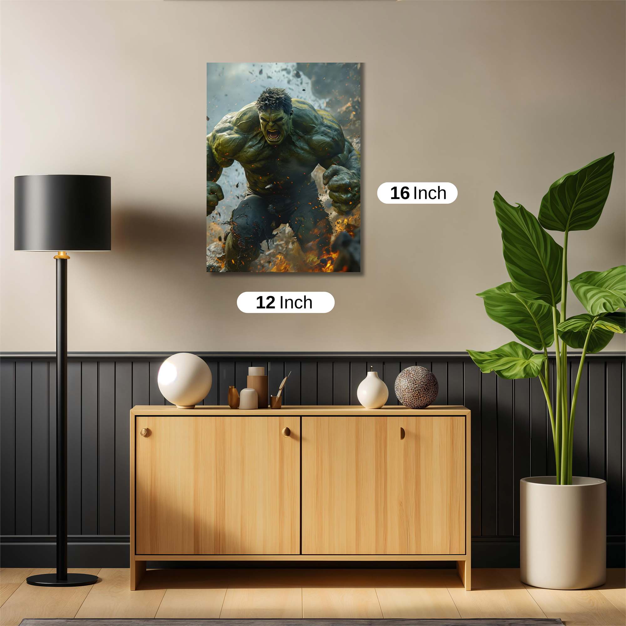 Hulk Rampage Safe Wall Magnetic / M