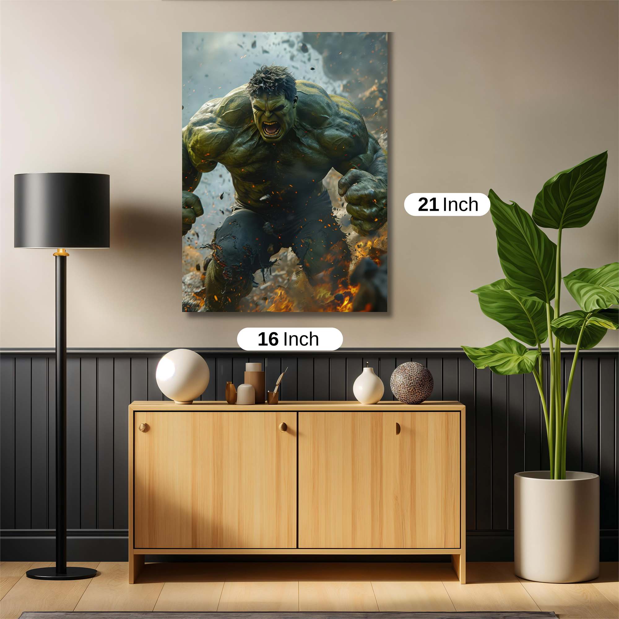 Hulk Rampage Safe Wall Magnetic / M