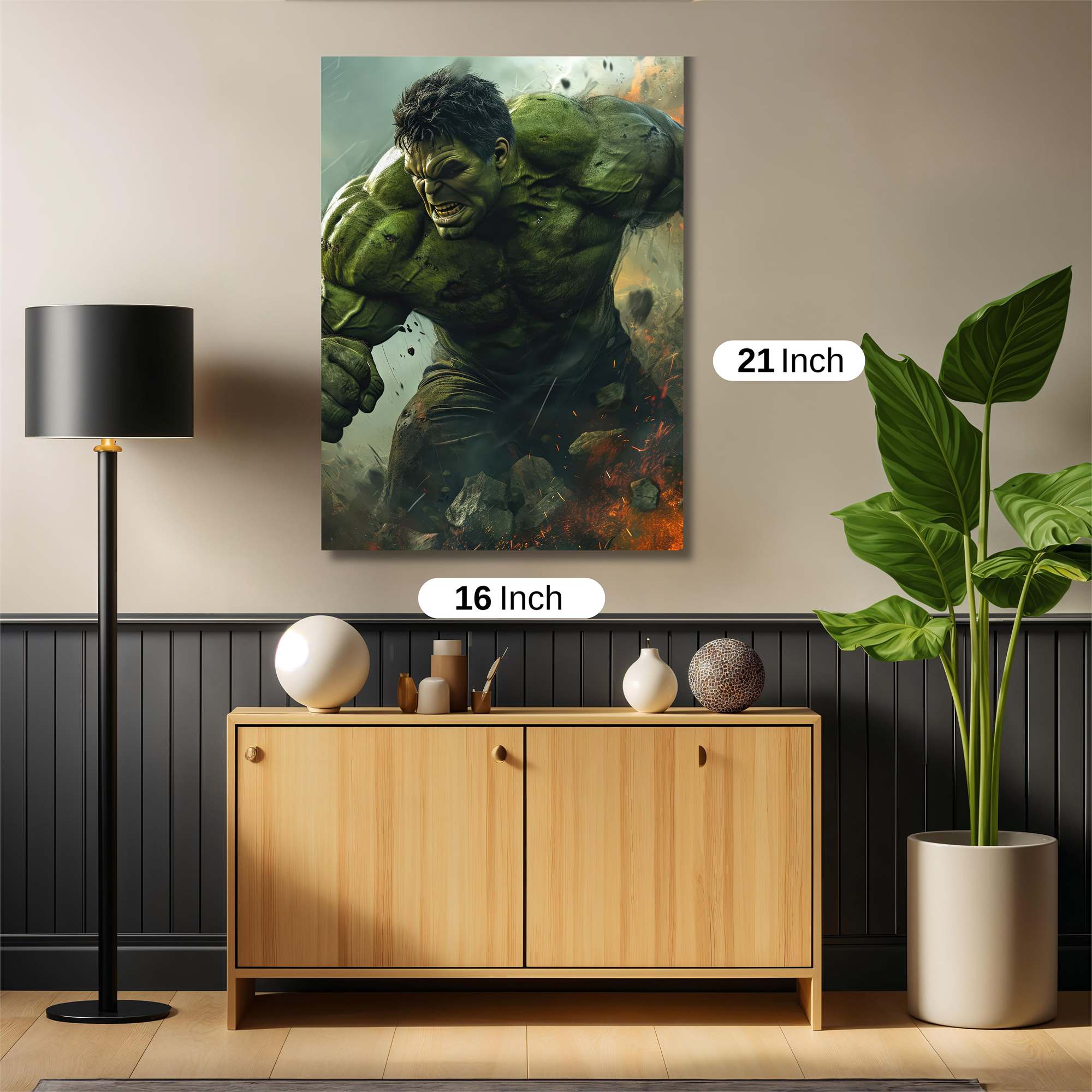 Hulk Rampage Safe Wall Magnetic / M